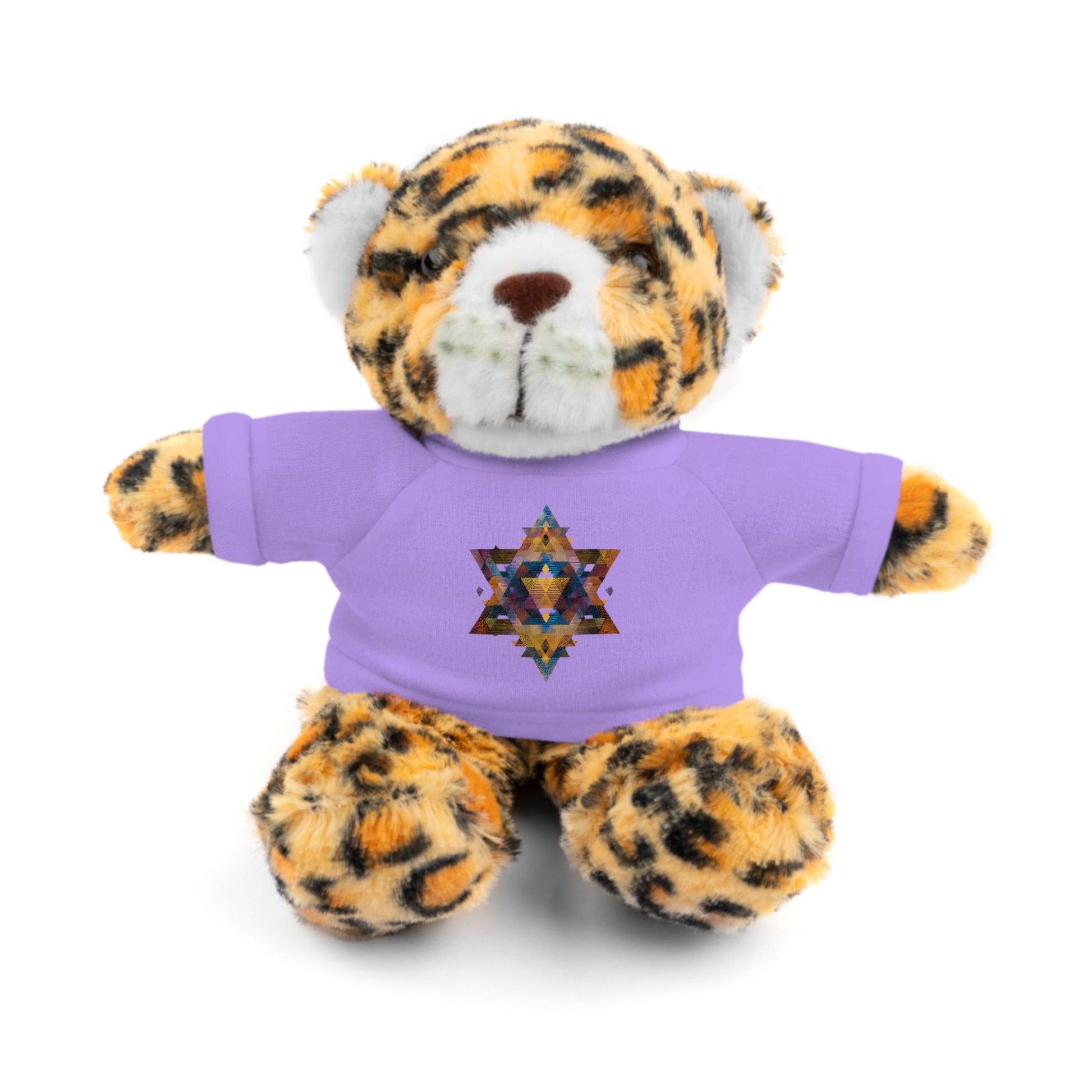 Star Of David Geometric Stuffed Animals with Tee - American Zionist