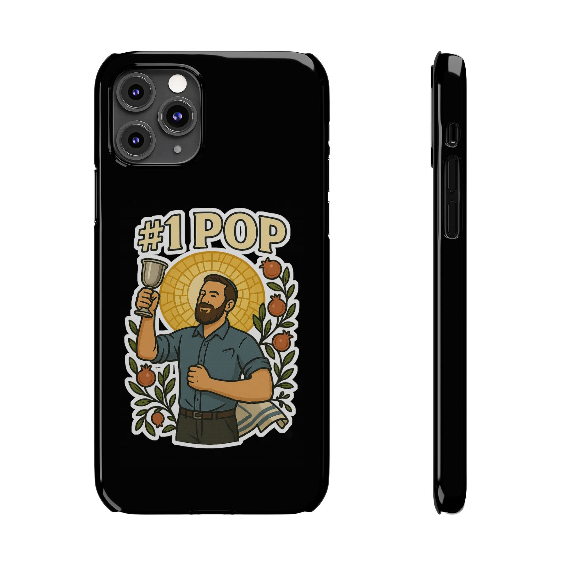 1 Pop Slim Phone Cases - American Zionist