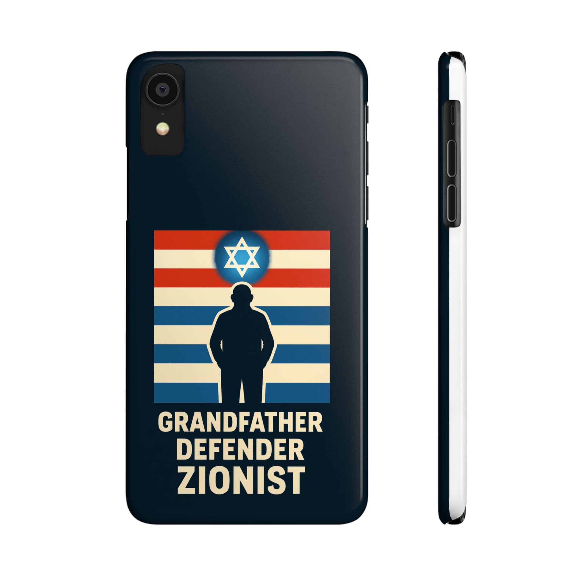 Grandfather Zionist Slim Phone Cases - American Zionist