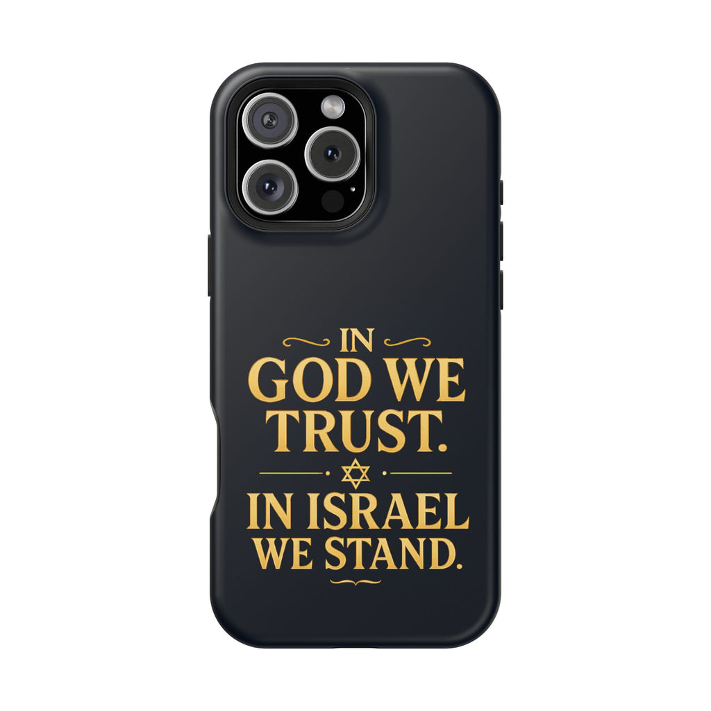 In God With Israel Magnetic Tough Cases - American Zionist