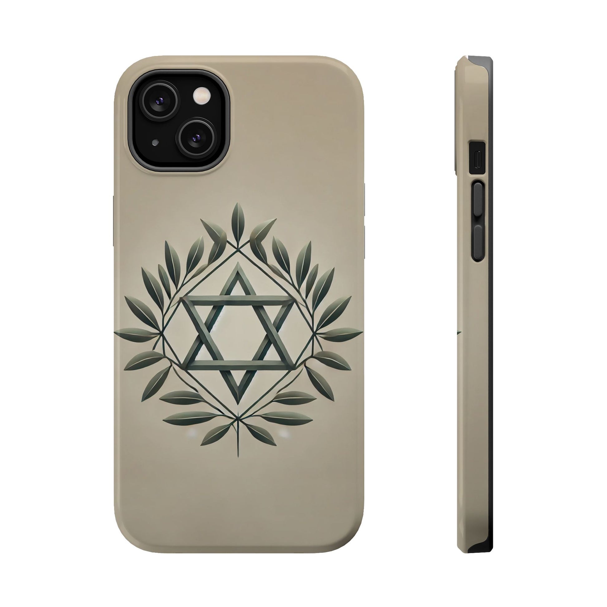 Olive and Star of David Magnetic Tough Cases - American Zionist