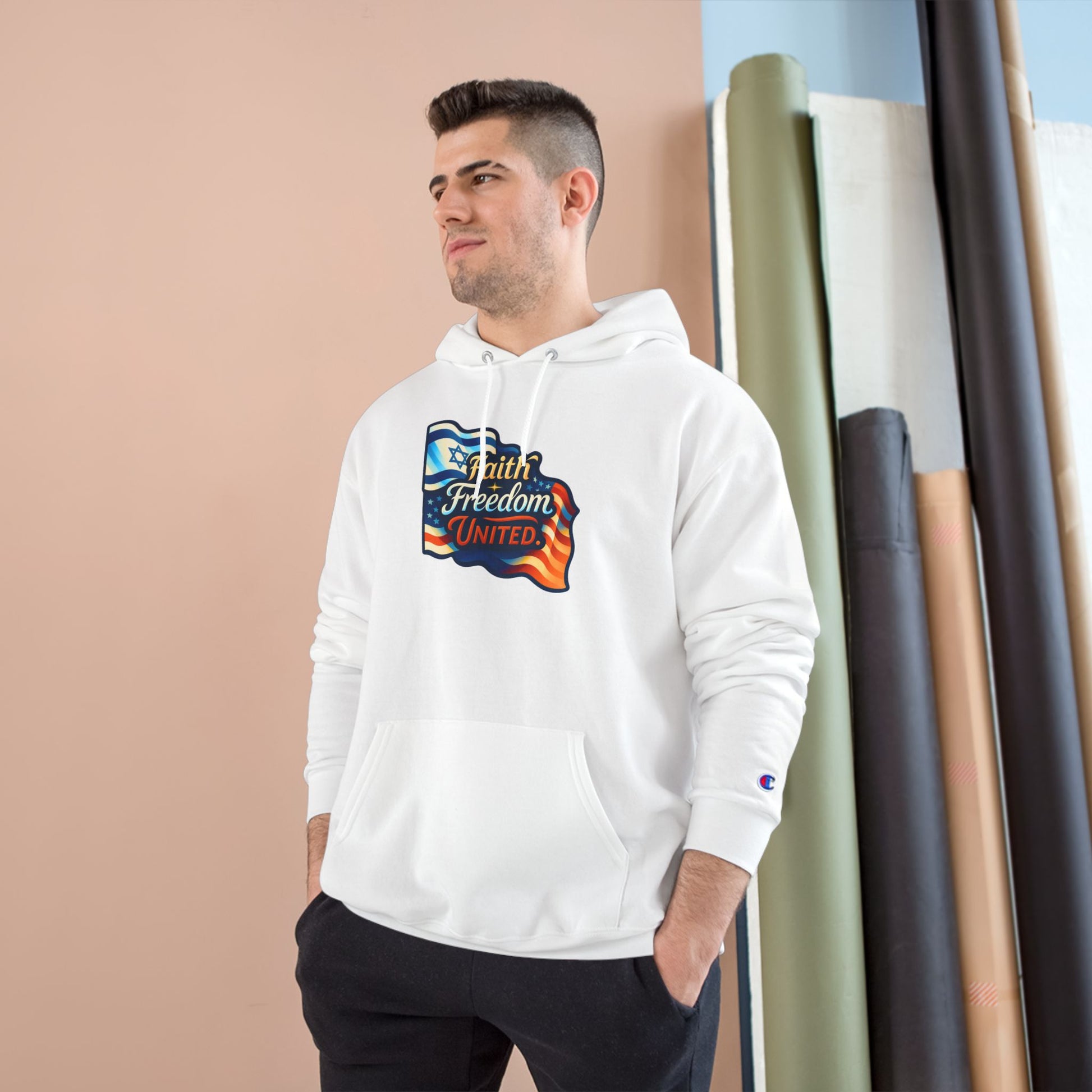 Faith Freedom United Champion Hoodie - American Zionist