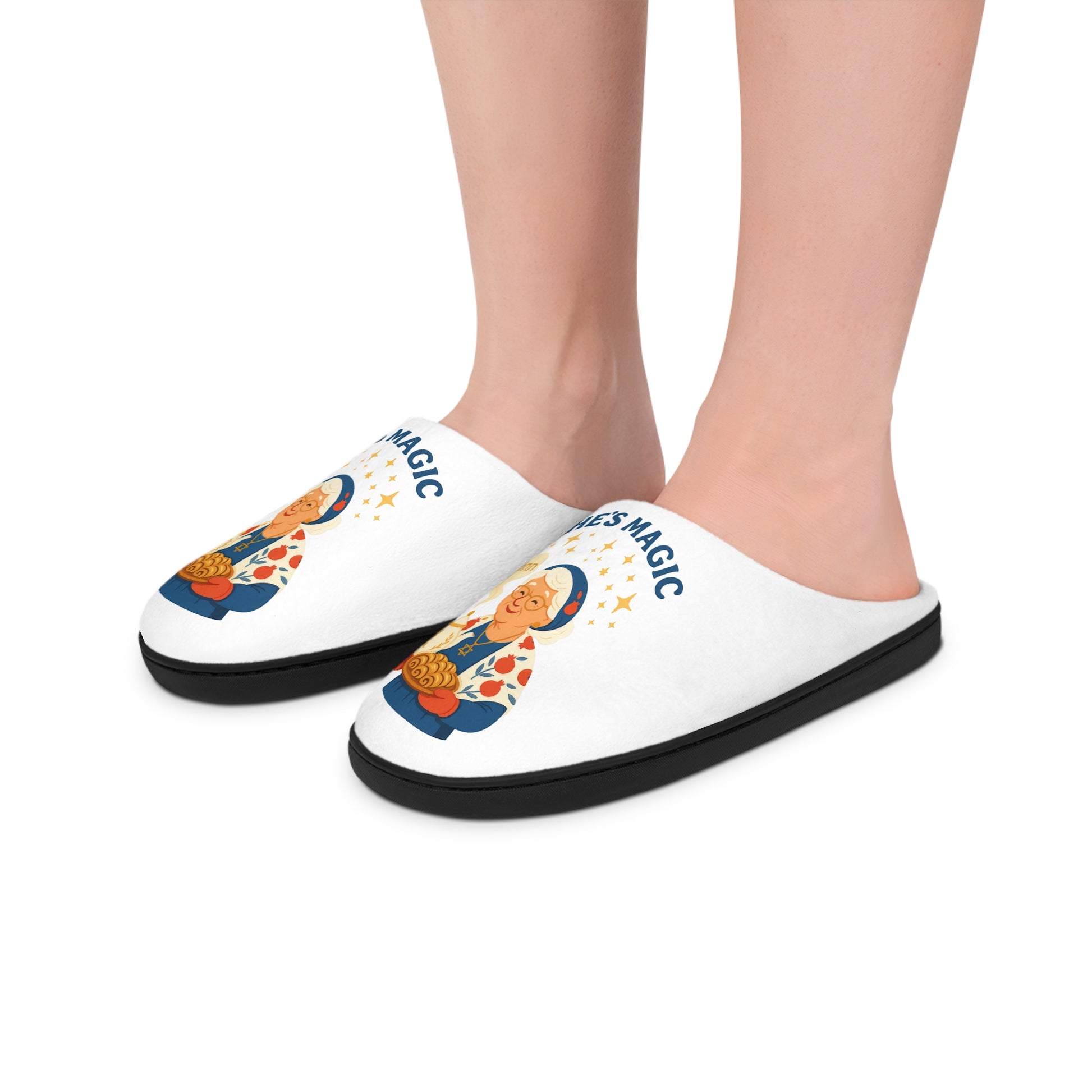 Grandma Magic Women's Indoor Slippers - American Zionist