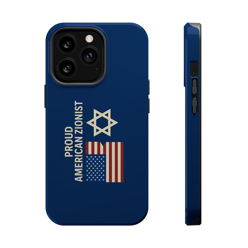 Blue Proud American Zionist Magnetic Tough Cases - American Zionist