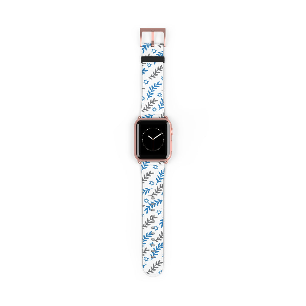 Olive and Shield Watch Band - American Zionist
