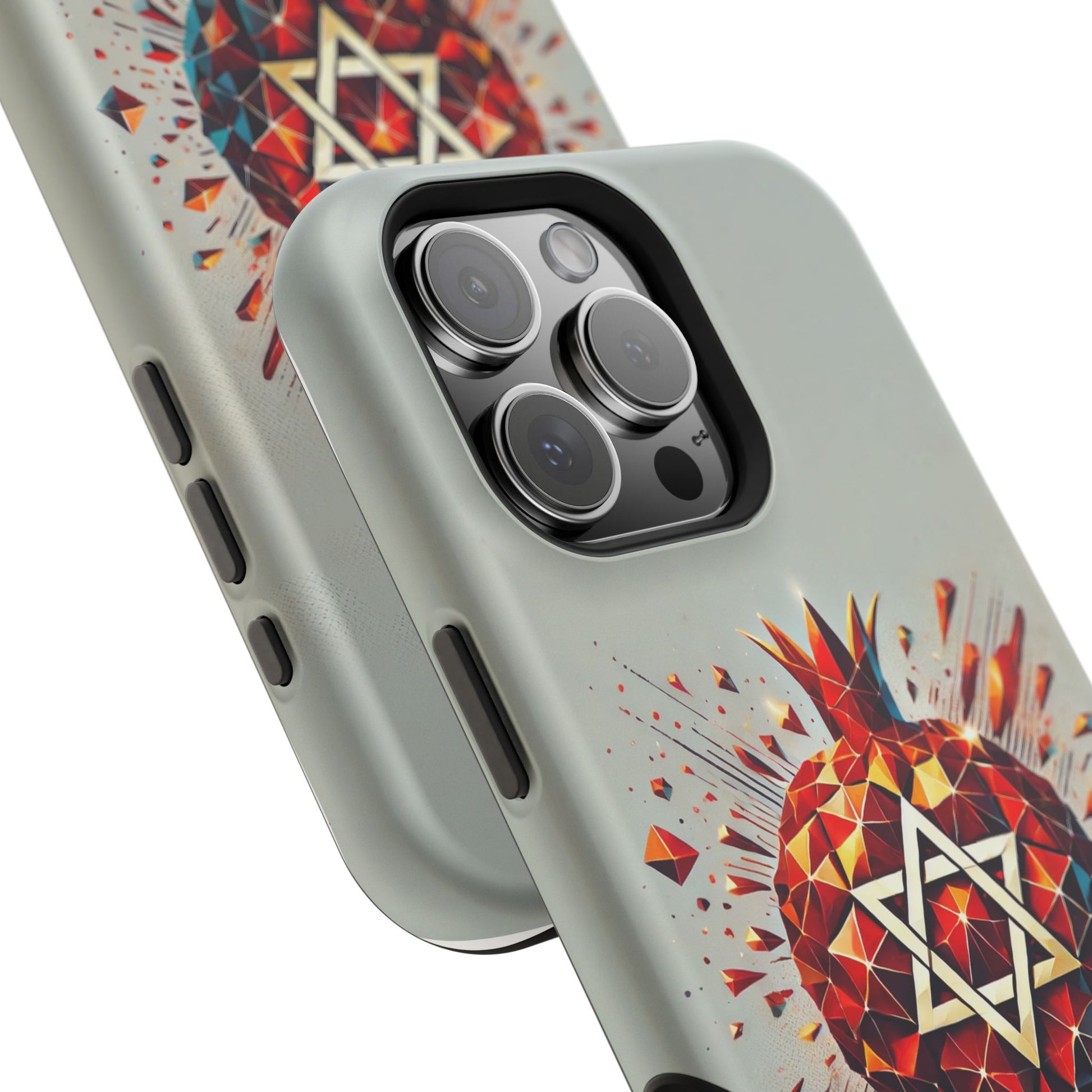 Pomegranate Star of David Magnetic Tough Cases - American Zionist