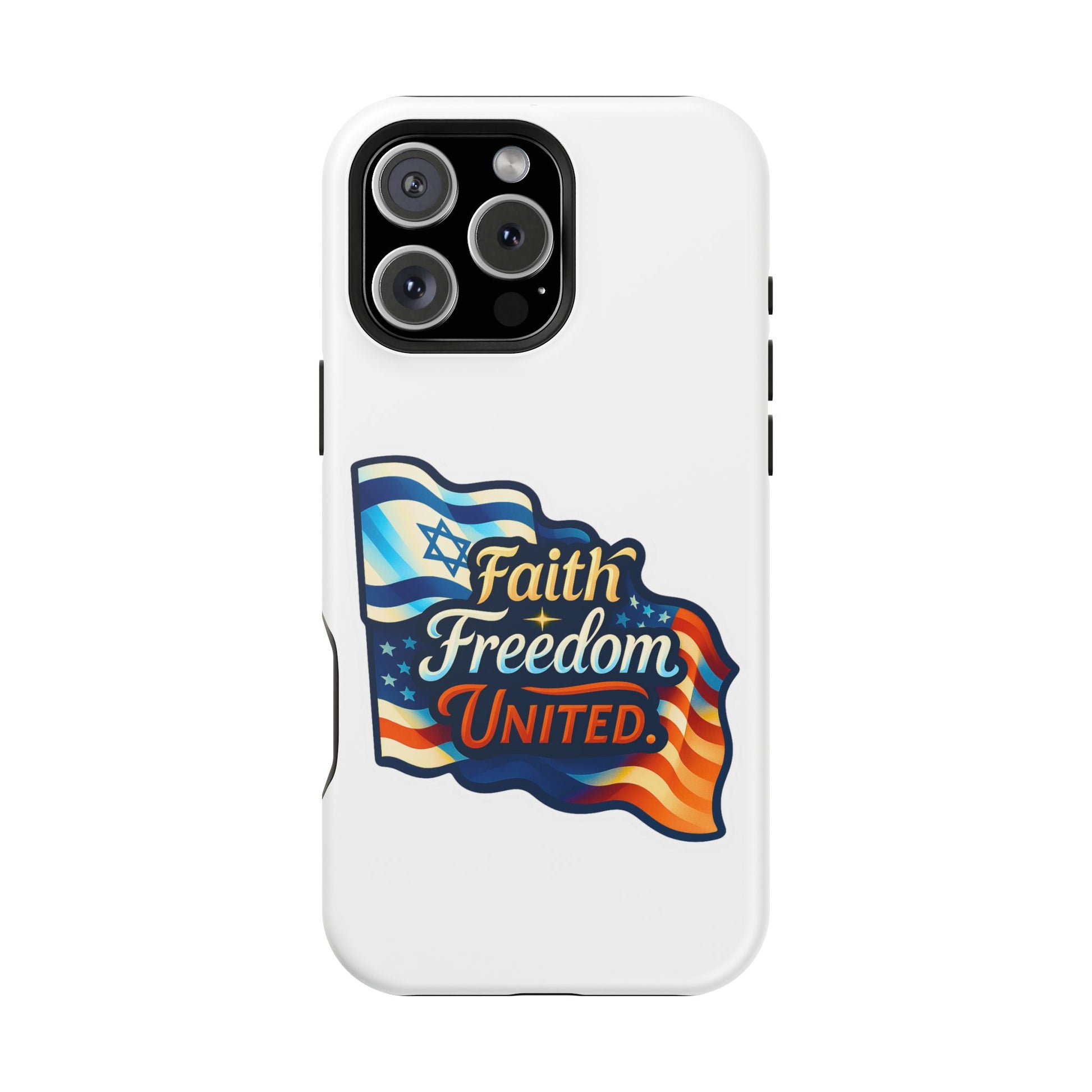 Faith Freedom United Magnetic Tough Cases - American Zionist