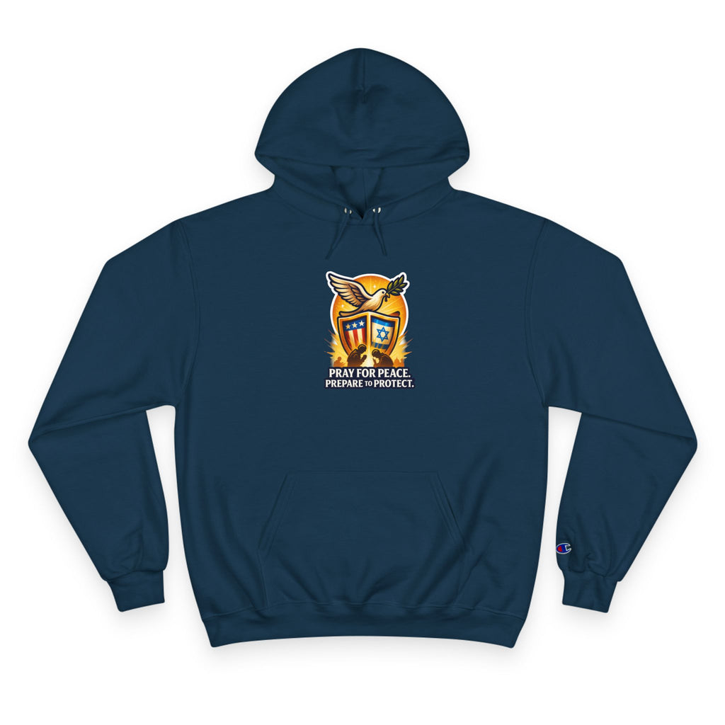 Pray For Peace Champion Hoodie - American Zionist