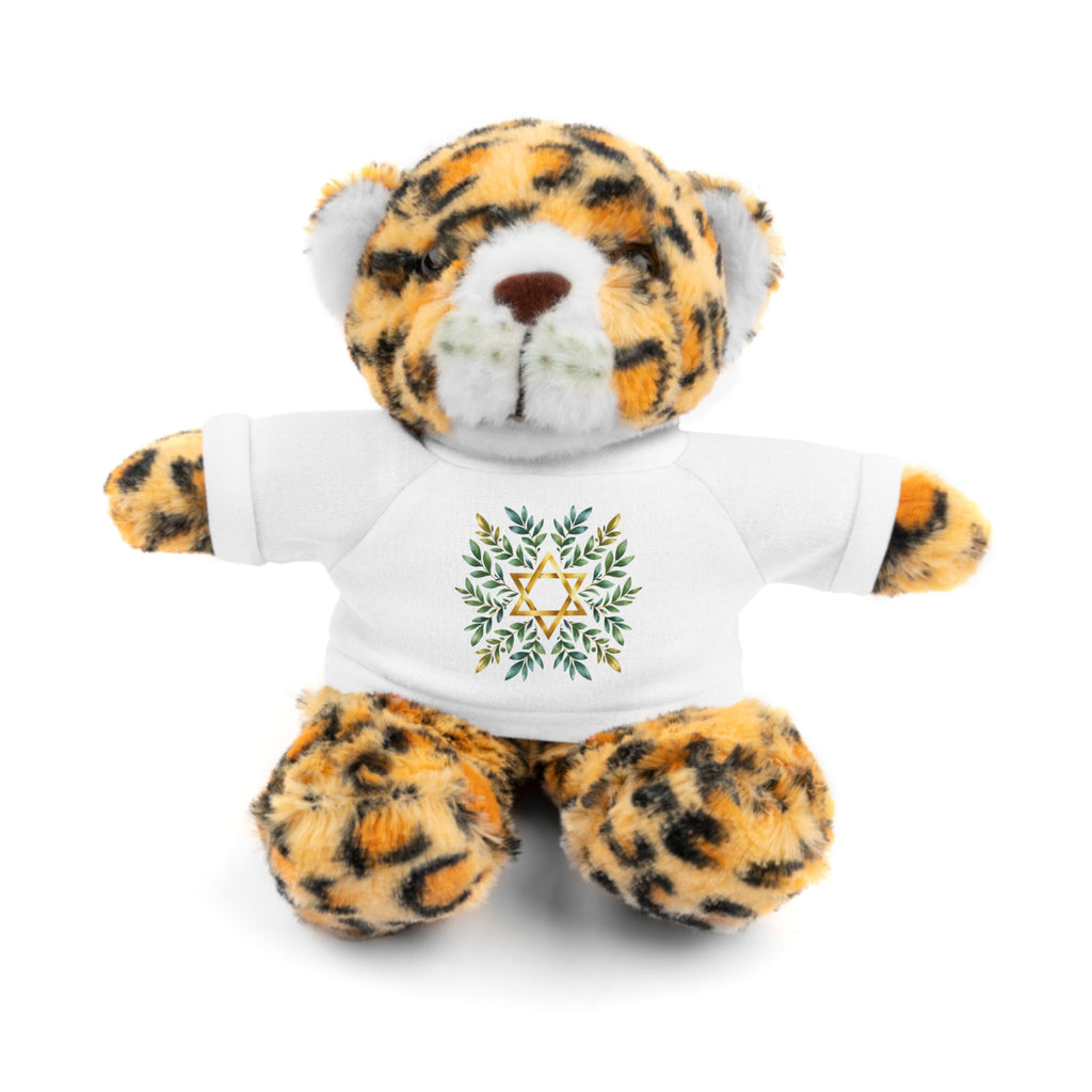 Star Of David Wreath Stuffed Animals with Tee - American Zionist
