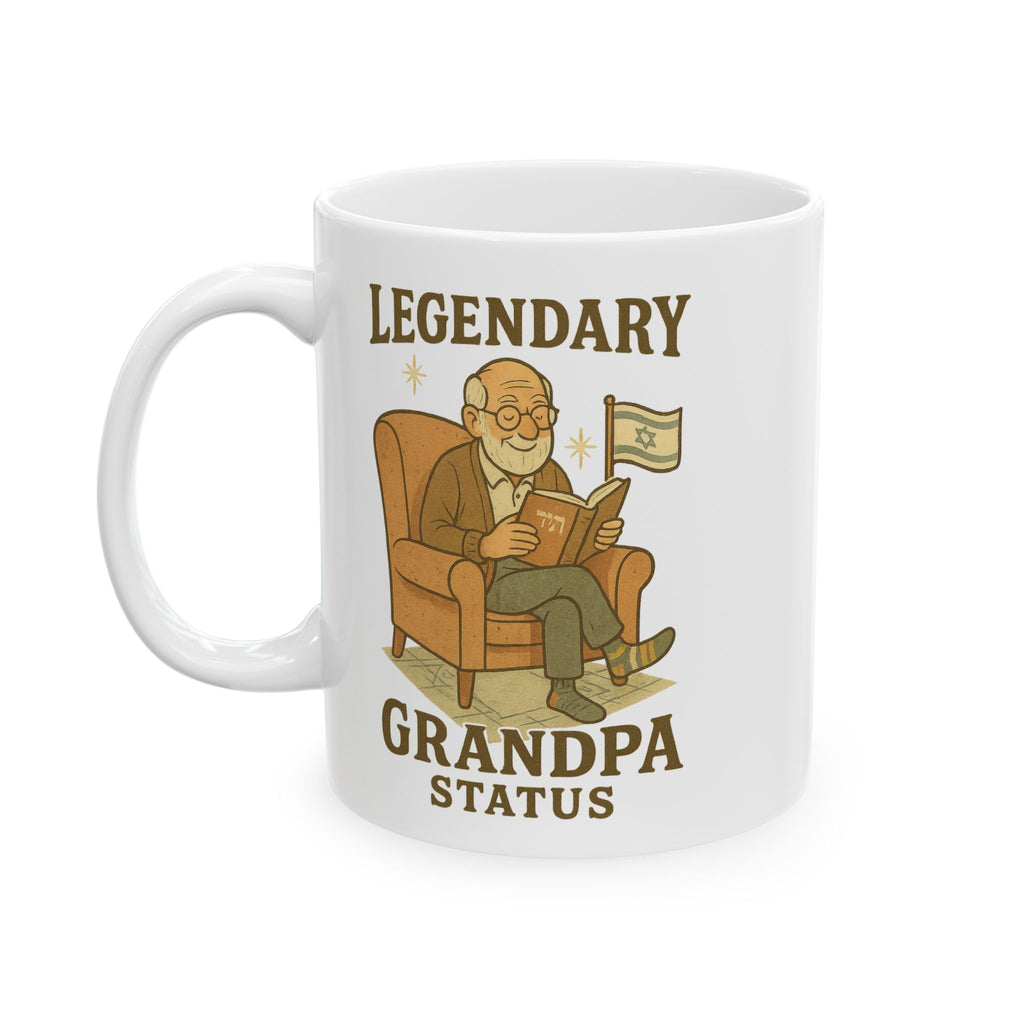 Legendary Grandpa Ceramic Mug, (11oz, 15oz) - American Zionist