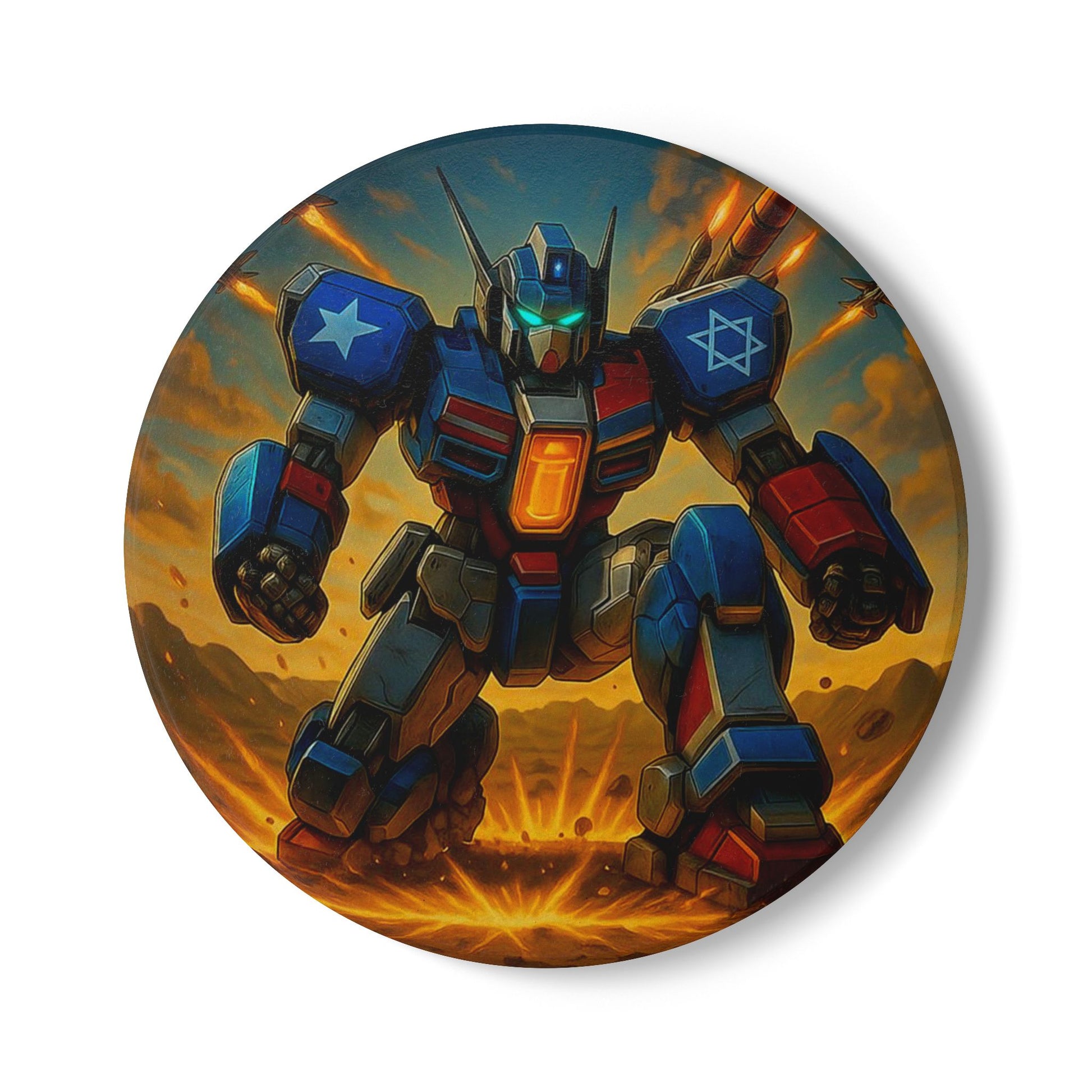 Zion Prime Ceramic Coaster - American Zionist