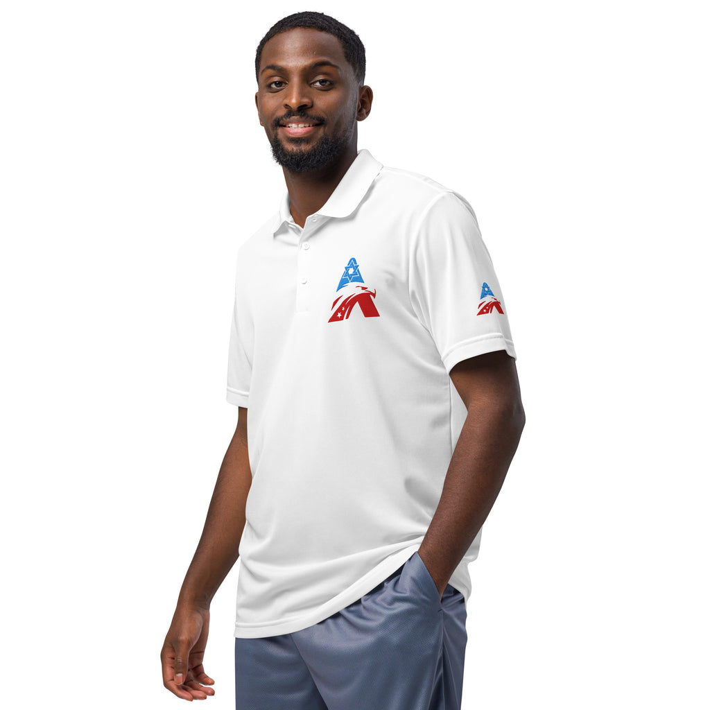 Eagle America Embroidery Adidas Sport Polo - American Zionist