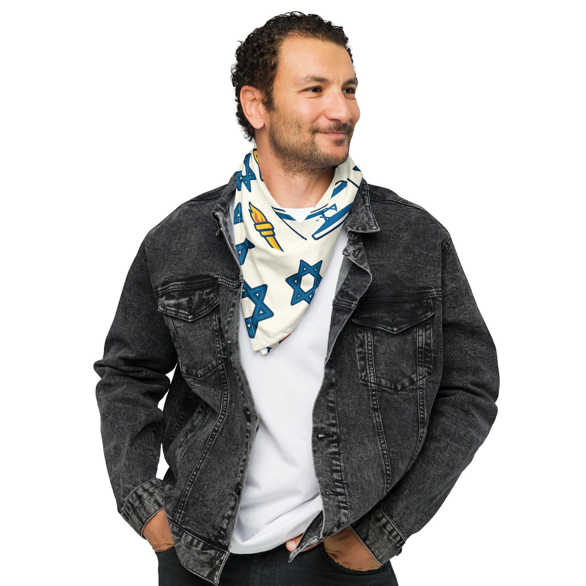 Symbol Of Shared Freedom All - Over Print Bandana - American Zionist