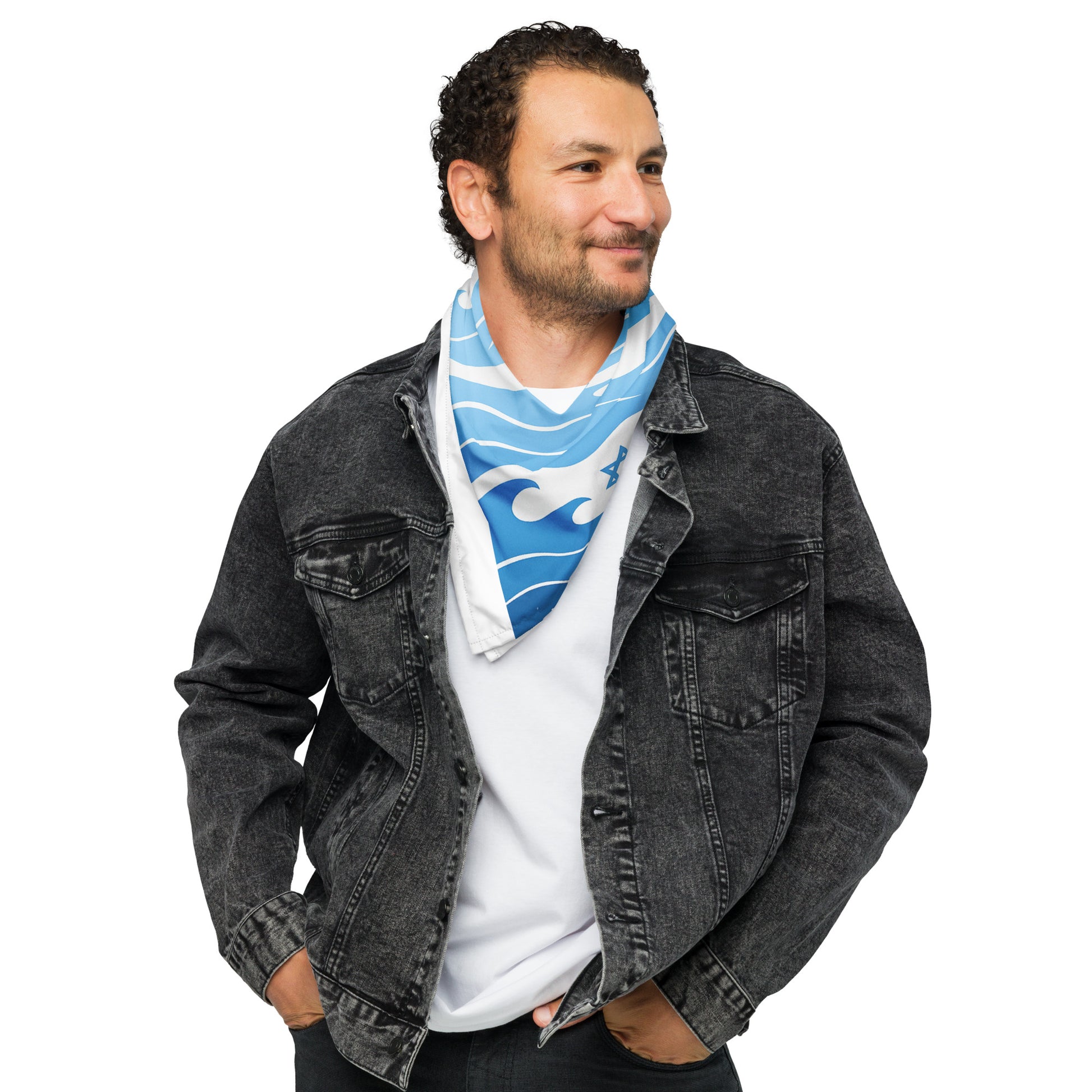Waves of the Land All - Over Print Bandana - American Zionist