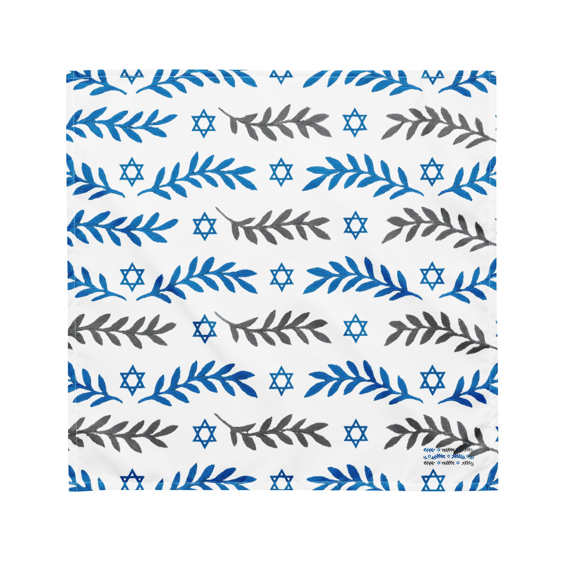 Olive and Shield All - Over Print Bandana - American Zionist