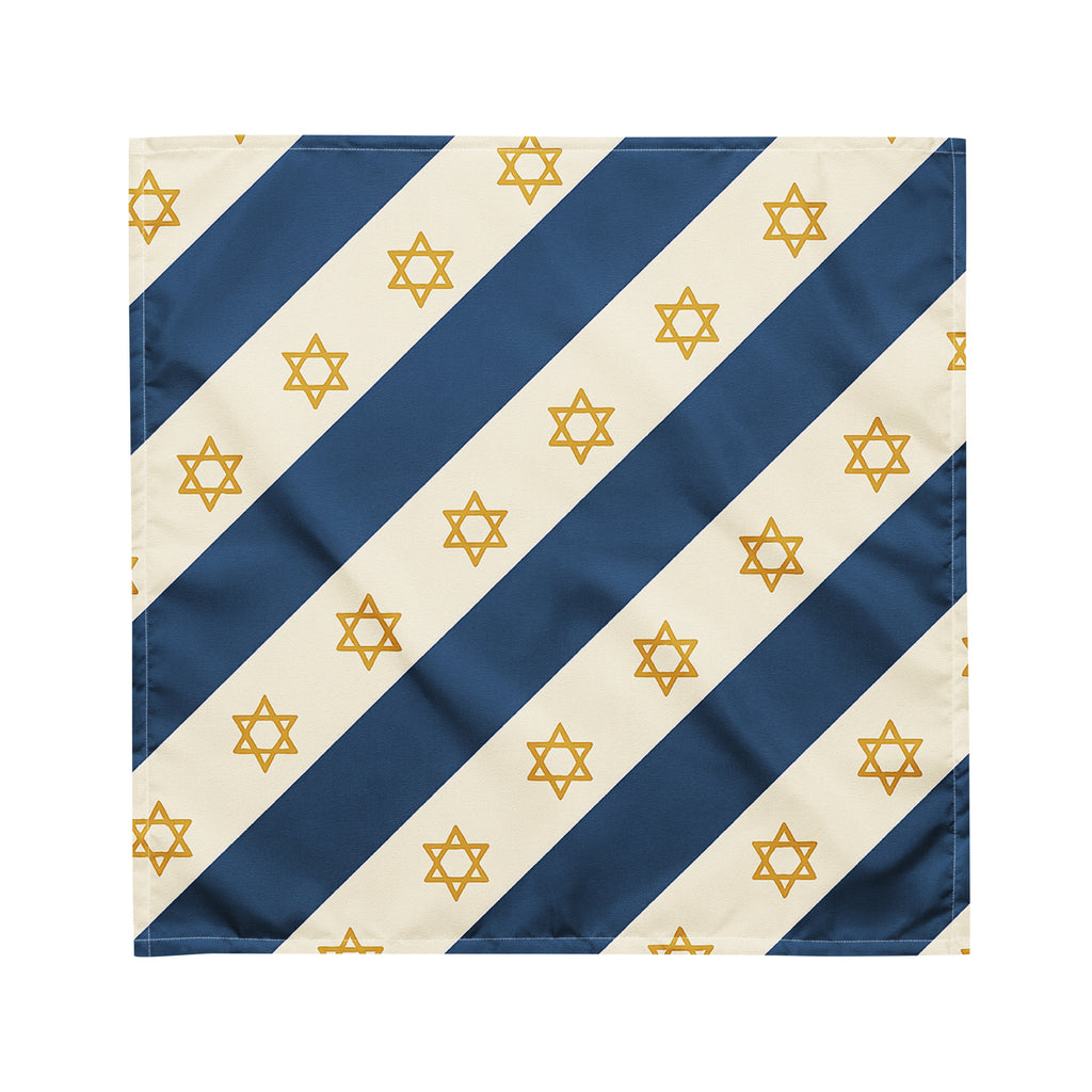 Israel Regalia Stripe All - Over Print Bandana - American Zionist