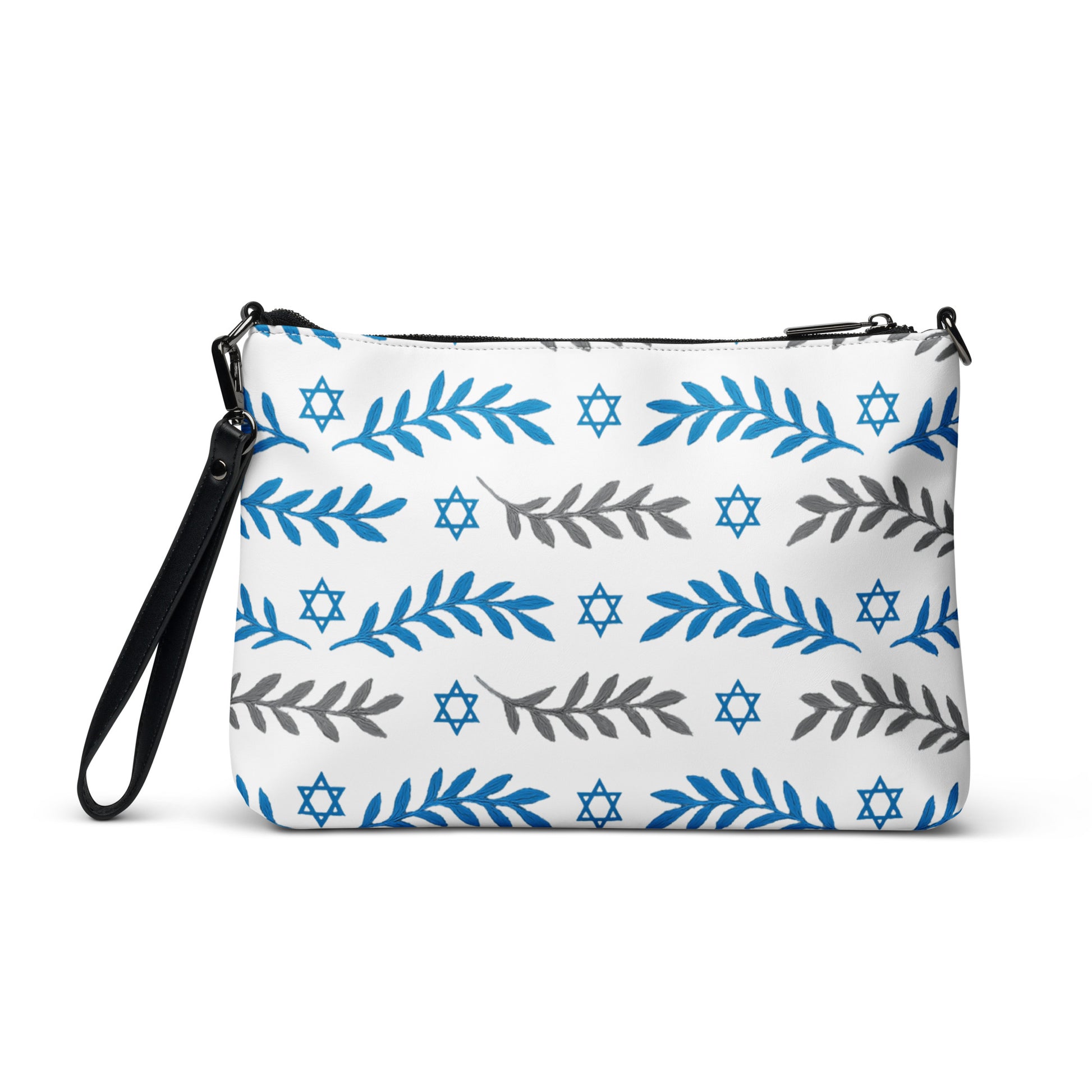 Olive and Shield All - Over Print Crossbody Bag - American Zionist