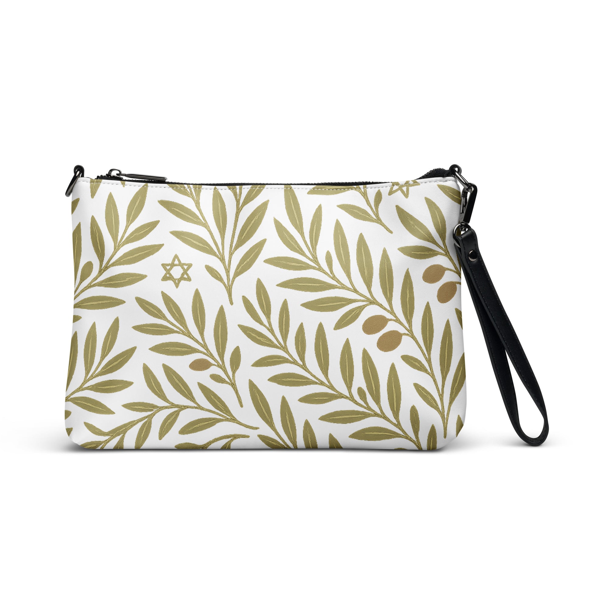 Olive Bloom All - Over Print Crossbody Bag - American Zionist