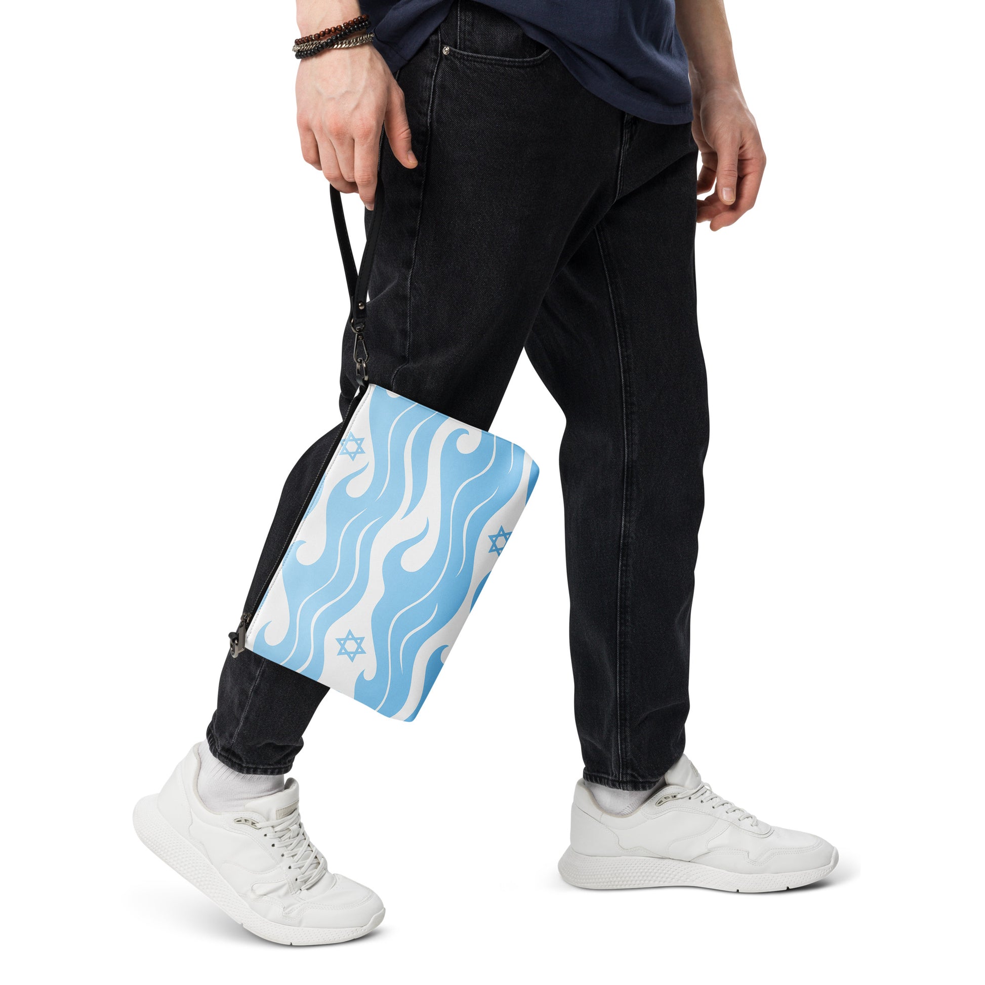 Waves of the Land All - Over Print Crossbody Bag - American Zionist