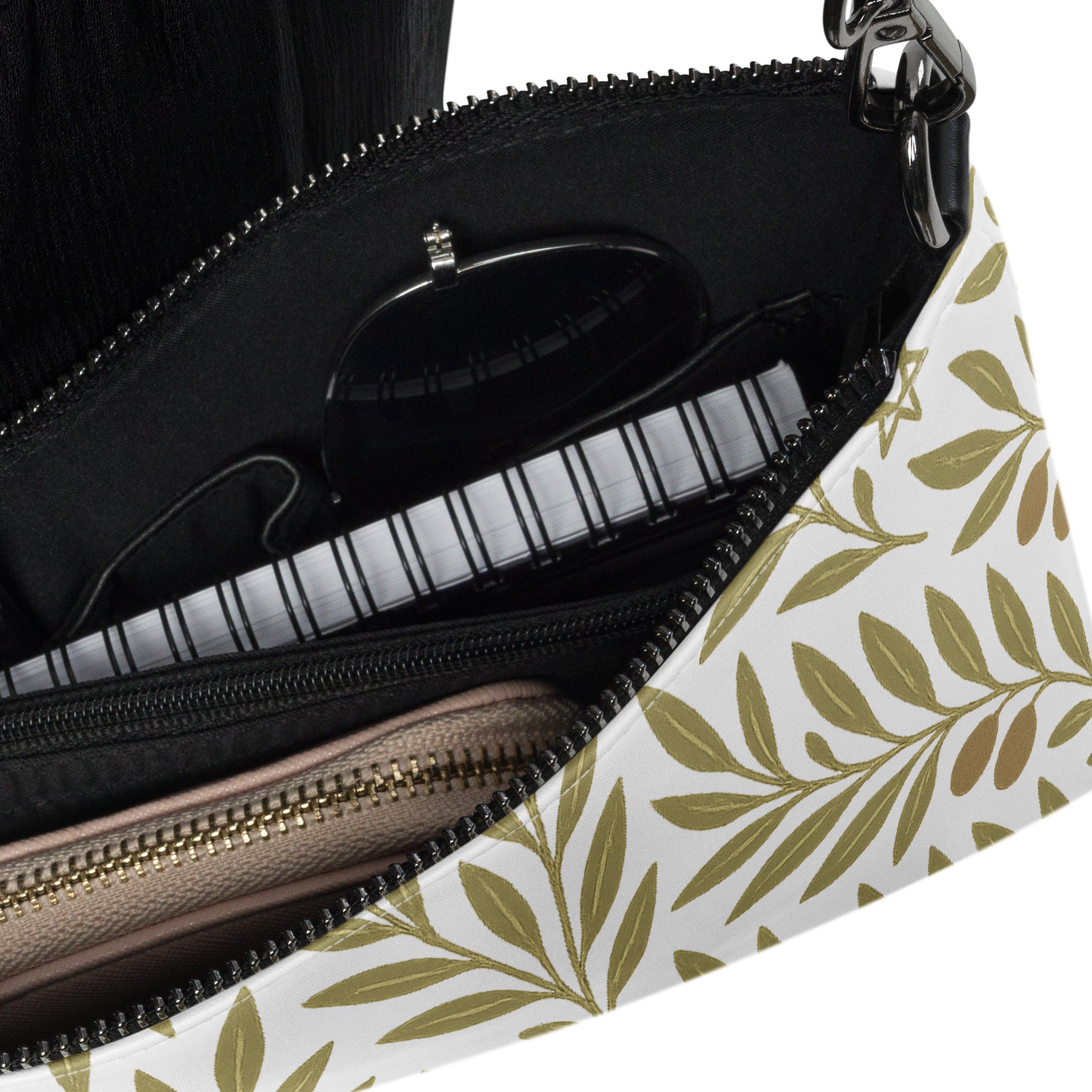 Olive Bloom All - Over Print Crossbody Bag - American Zionist