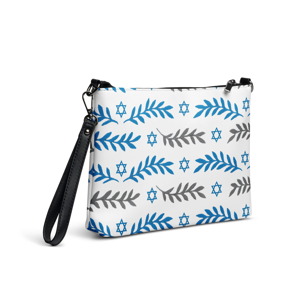 Olive and Shield All - Over Print Crossbody Bag - American Zionist