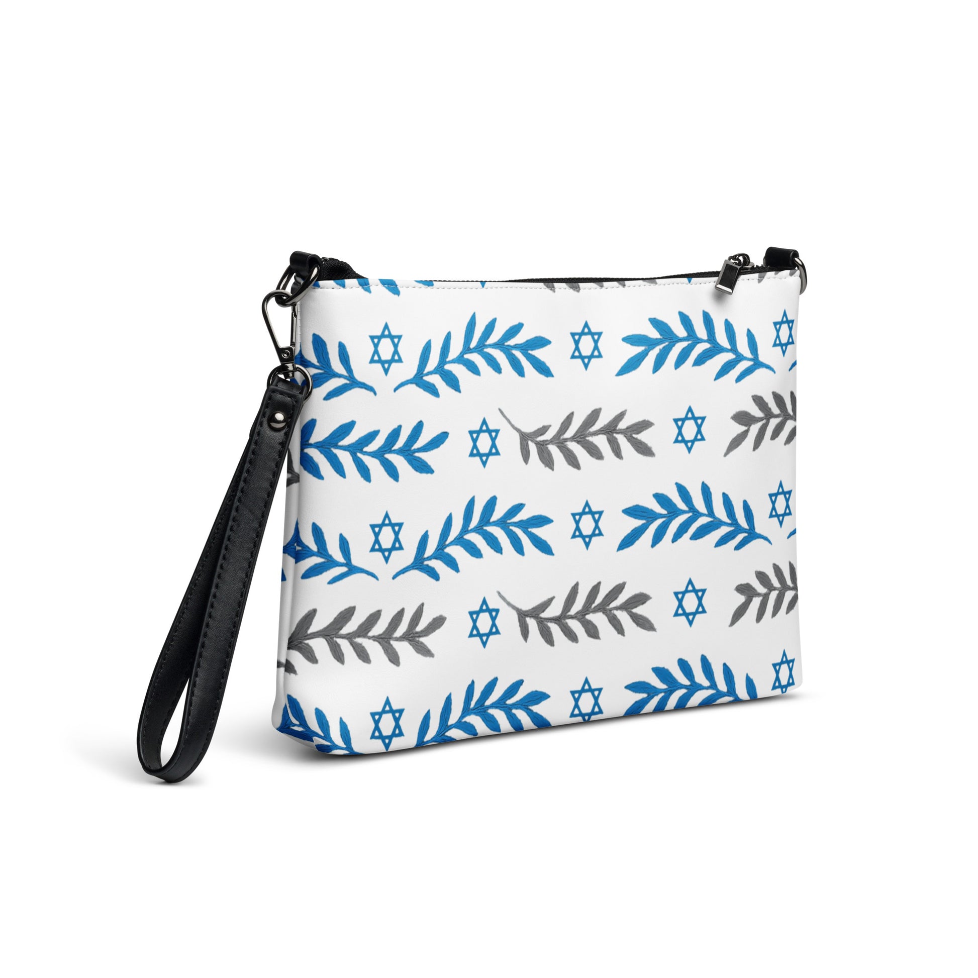 Olive and Shield All - Over Print Crossbody Bag - American Zionist