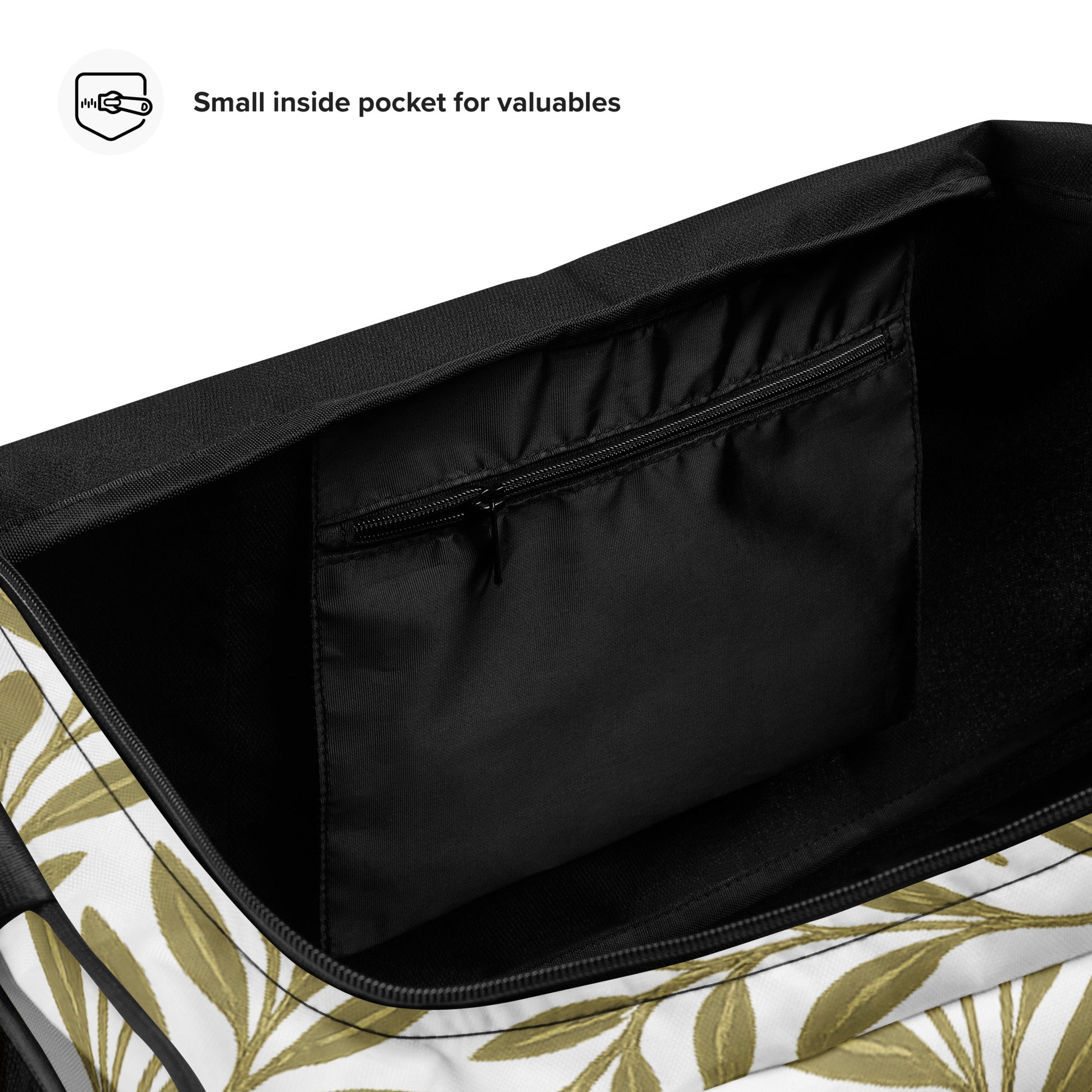 Olive Bloom All - Over Print Duffle Bag - American Zionist
