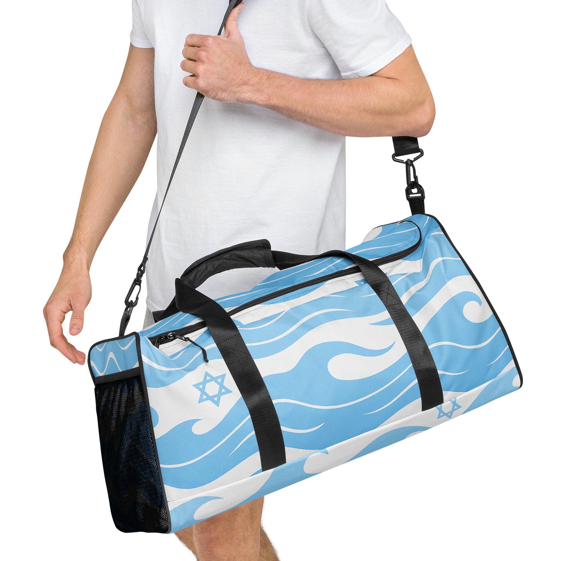Waves of the Land All - Over Print Duffle Bag - American Zionist
