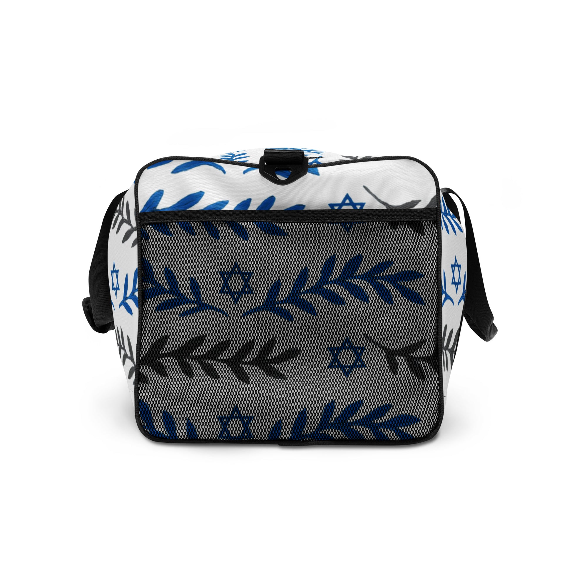 Olive and Shield All - Over Print Duffle Bag - American Zionist