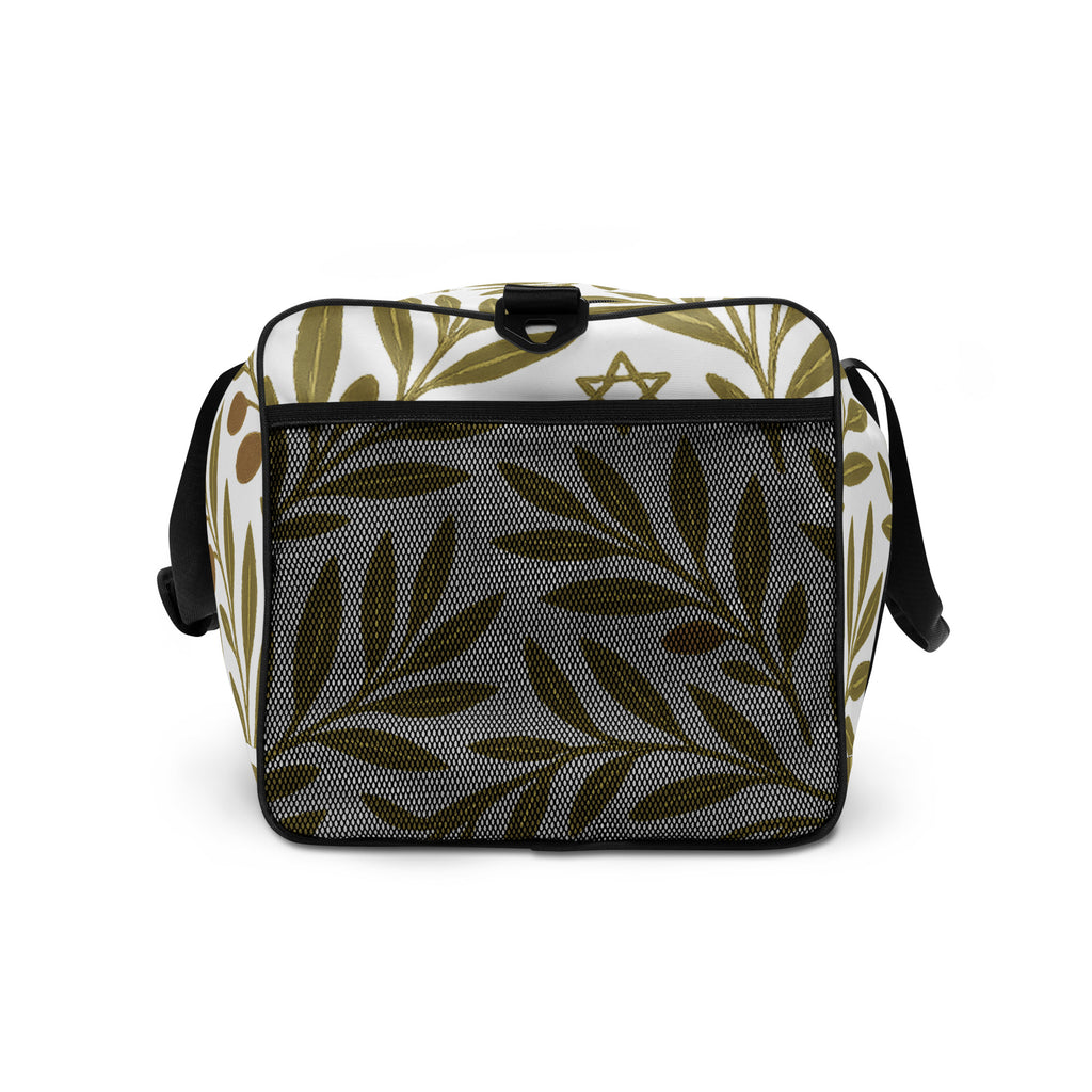 Olive Bloom All - Over Print Duffle Bag - American Zionist