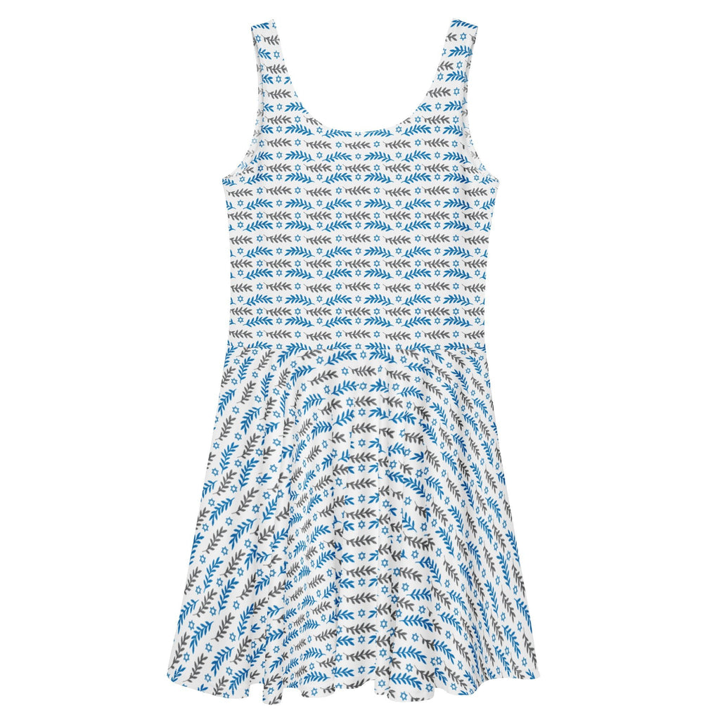Olive and Shield All - Over Print Skater Dress - American Zionist