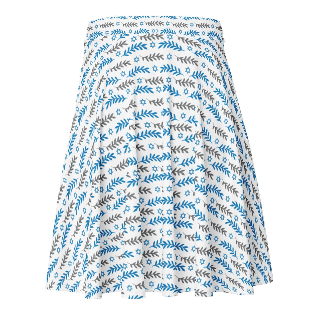 Olive and Shield All - Over Print Skater Skirt - American Zionist