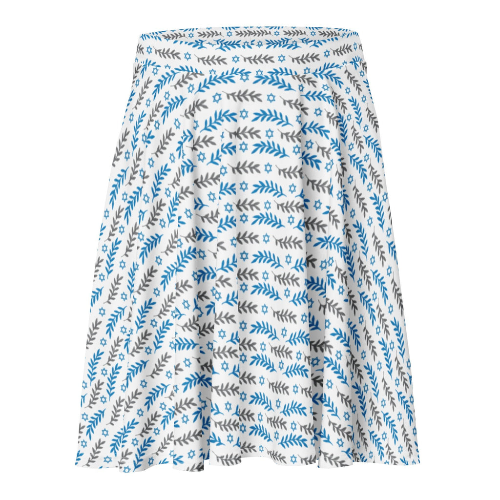Olive and Shield All - Over Print Skater Skirt - American Zionist