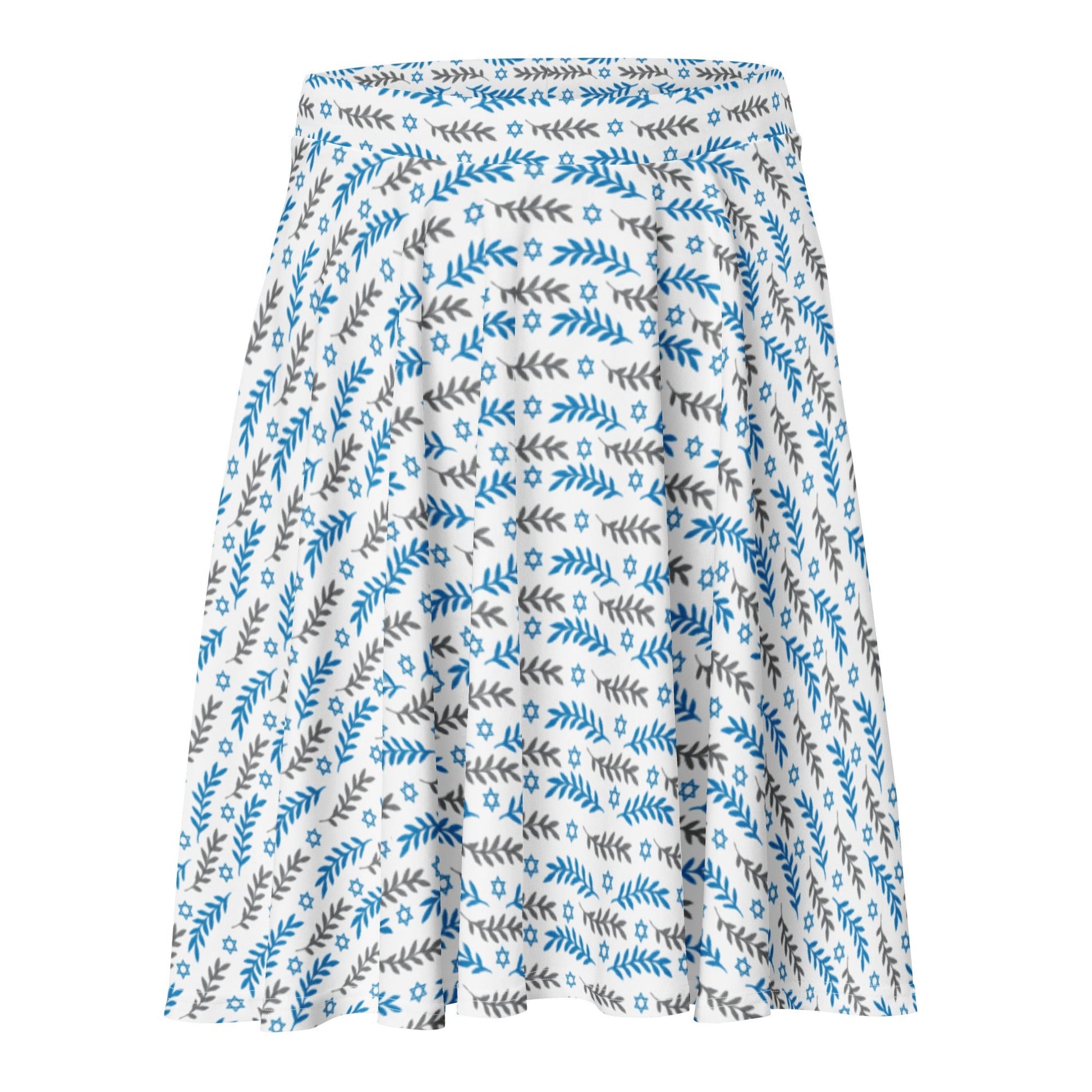 Olive and Shield All - Over Print Skater Skirt - American Zionist