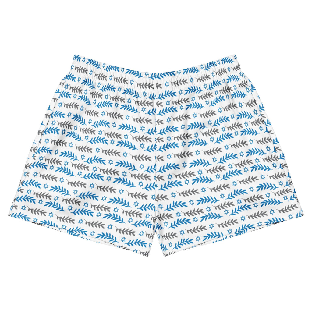 Olive and Shield All - Over Print Unisex Athletic Shorts - American Zionist