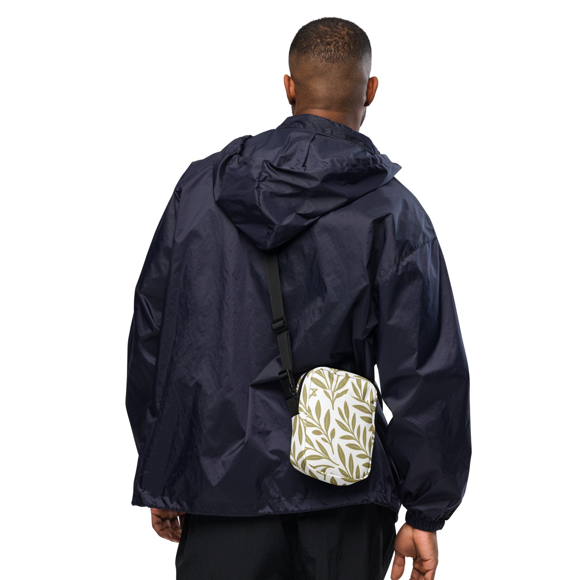 Olive Bloom All - Over Print Utility Crossbody Bag - American Zionist