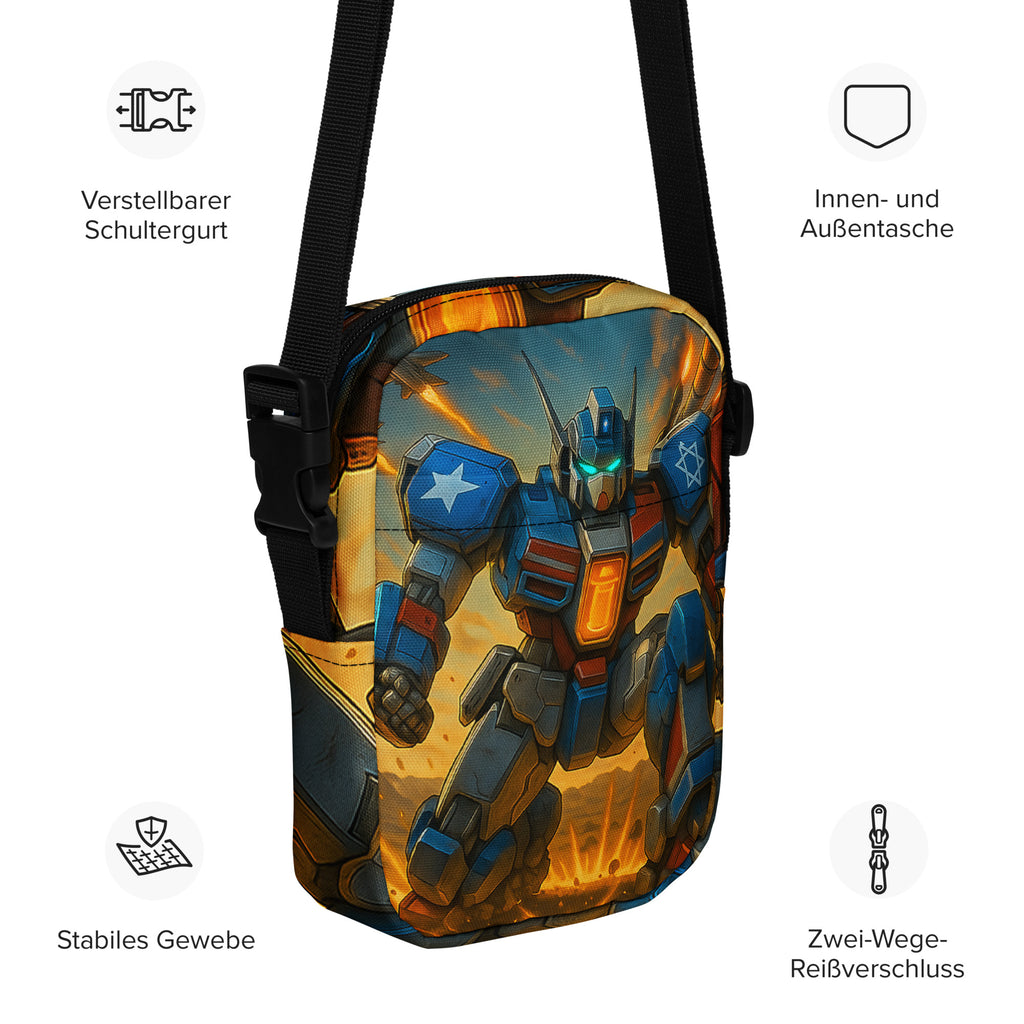 Zion Prime All - Over Print Utility Crossbody Bag - American Zionist