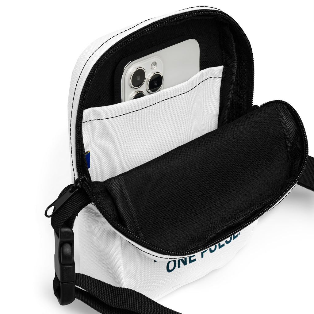 Two Nations One Pulse All - Over Print Utility Crossbody Bag - American Zionist