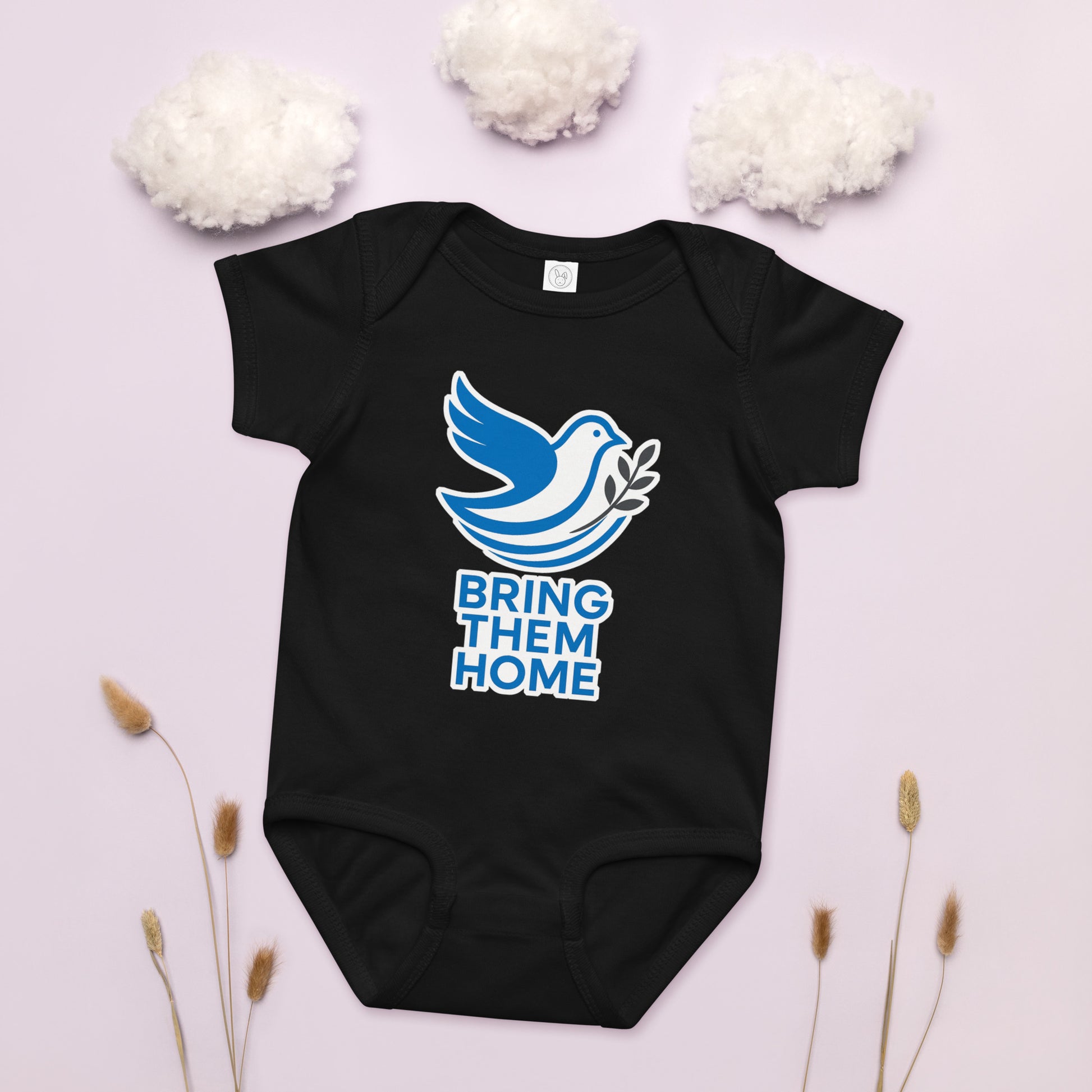 Dove Bring Them Home Baby Jersey Bodysuit - American Zionist