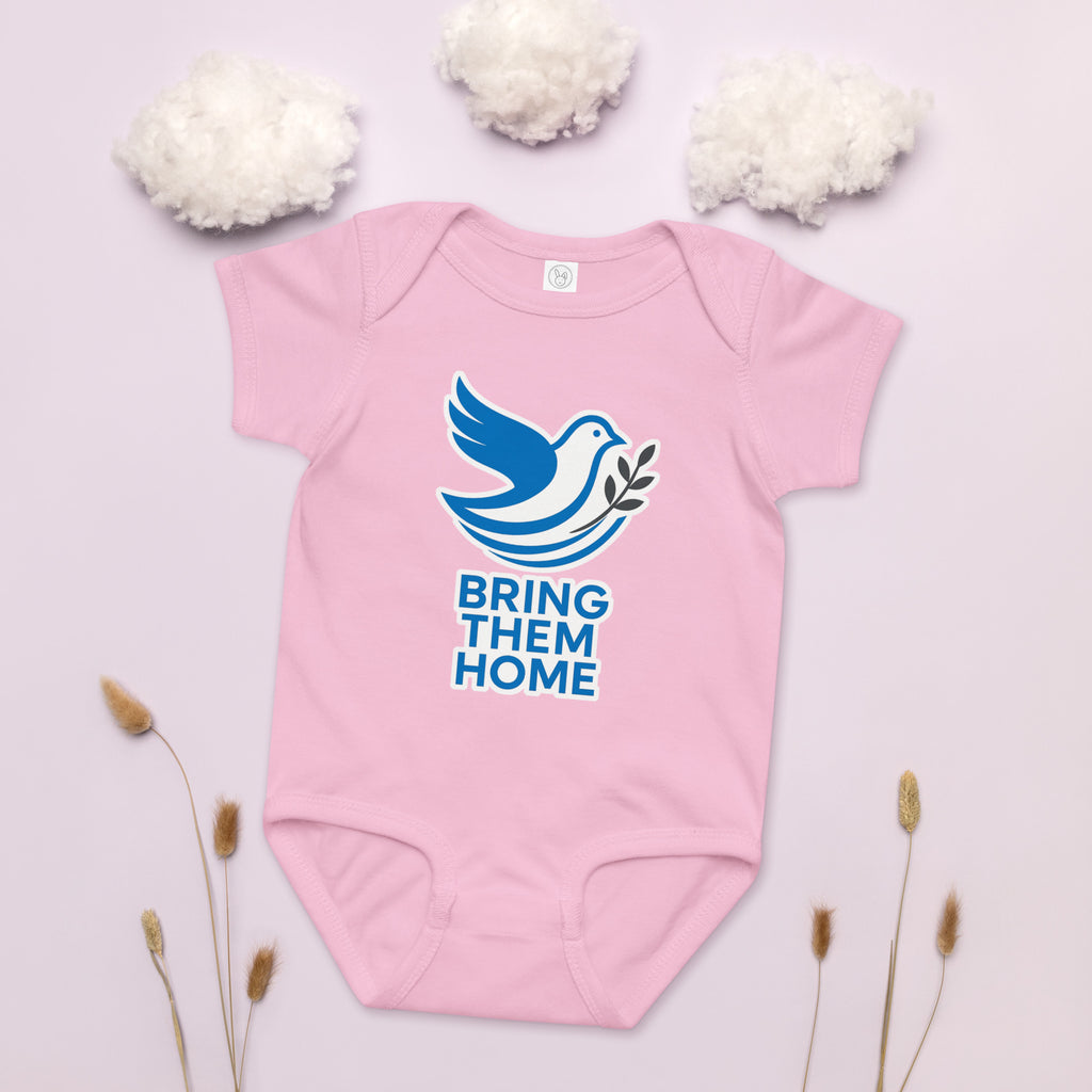 Dove Bring Them Home Baby Jersey Bodysuit - American Zionist