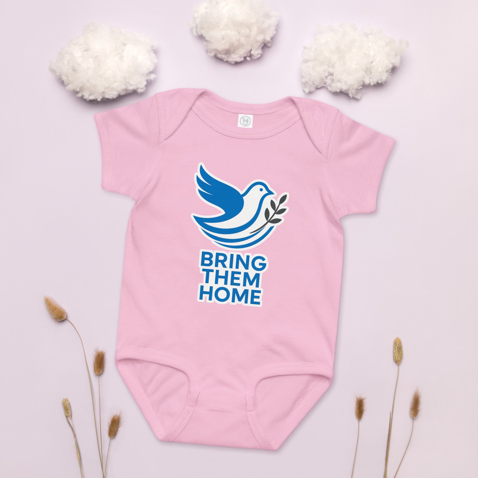 Dove Bring Them Home Baby Jersey Bodysuit - American Zionist