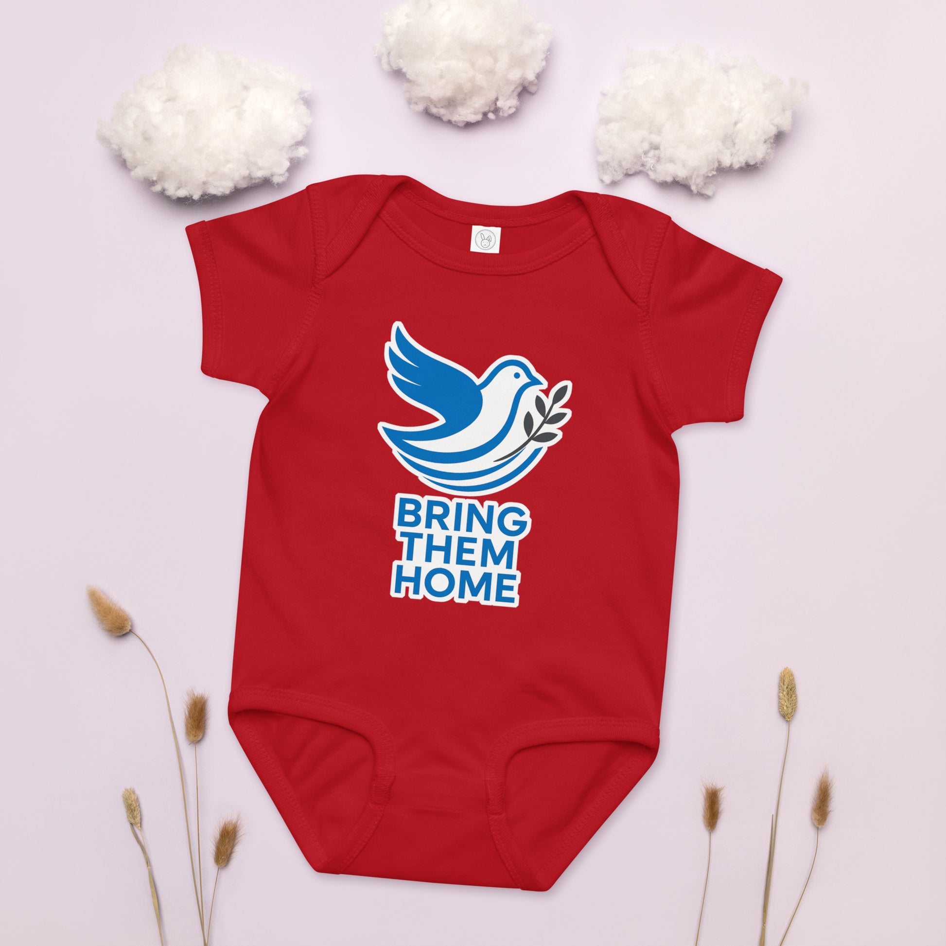 Dove Bring Them Home Baby Jersey Bodysuit - American Zionist