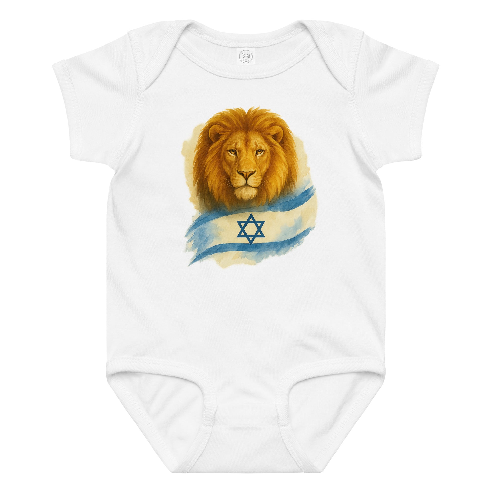 Lion Of Israel Baby Jersey Bodysuit - American Zionist