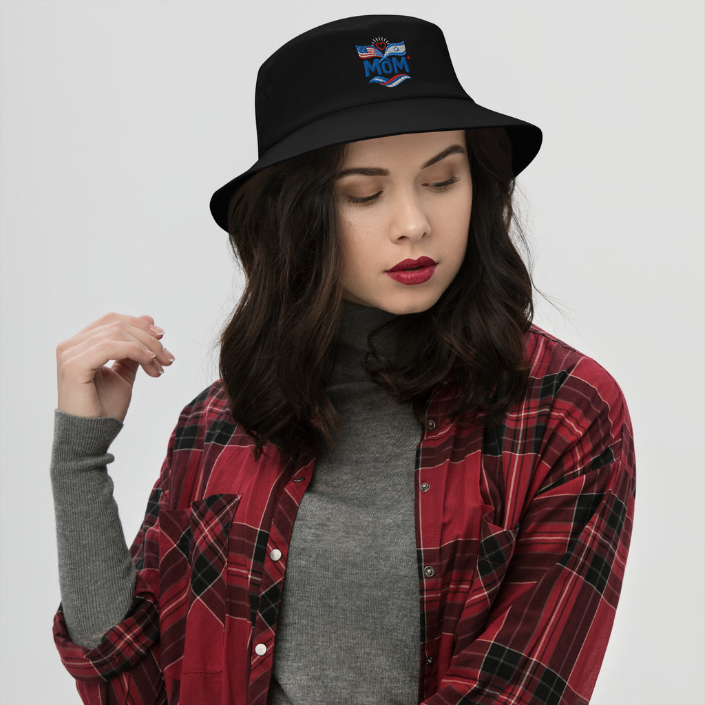 Patriotic Mom Bucket Hat - American Zionist
