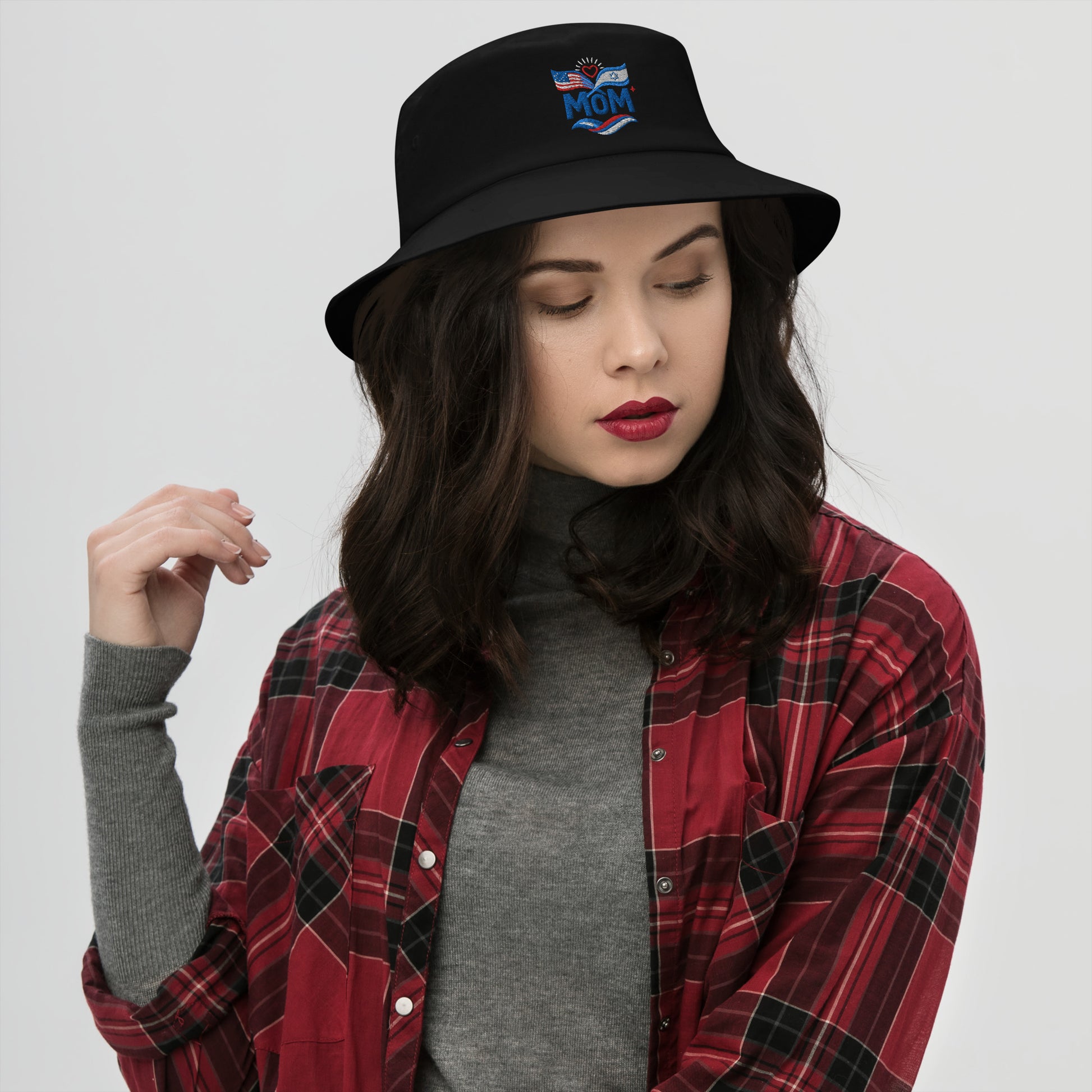 Patriotic Mom Bucket Hat - American Zionist
