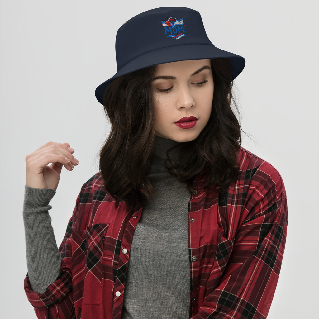 Patriotic Mom Bucket Hat - American Zionist