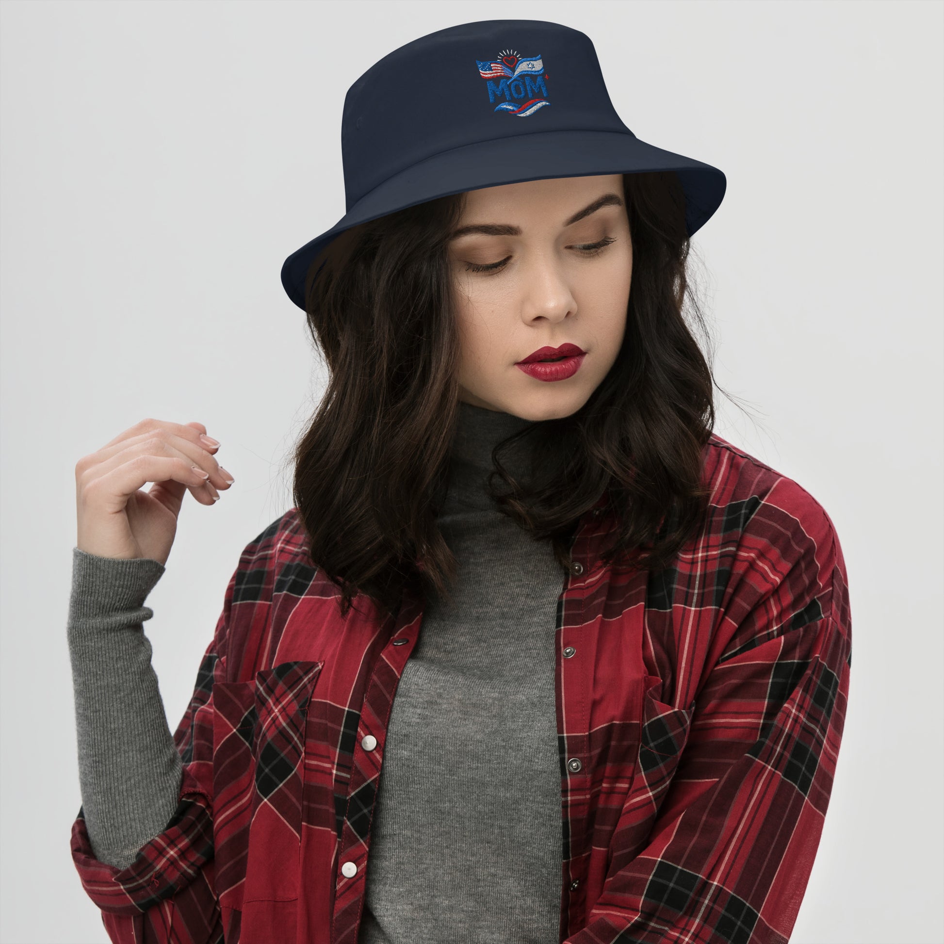 Patriotic Mom Bucket Hat - American Zionist