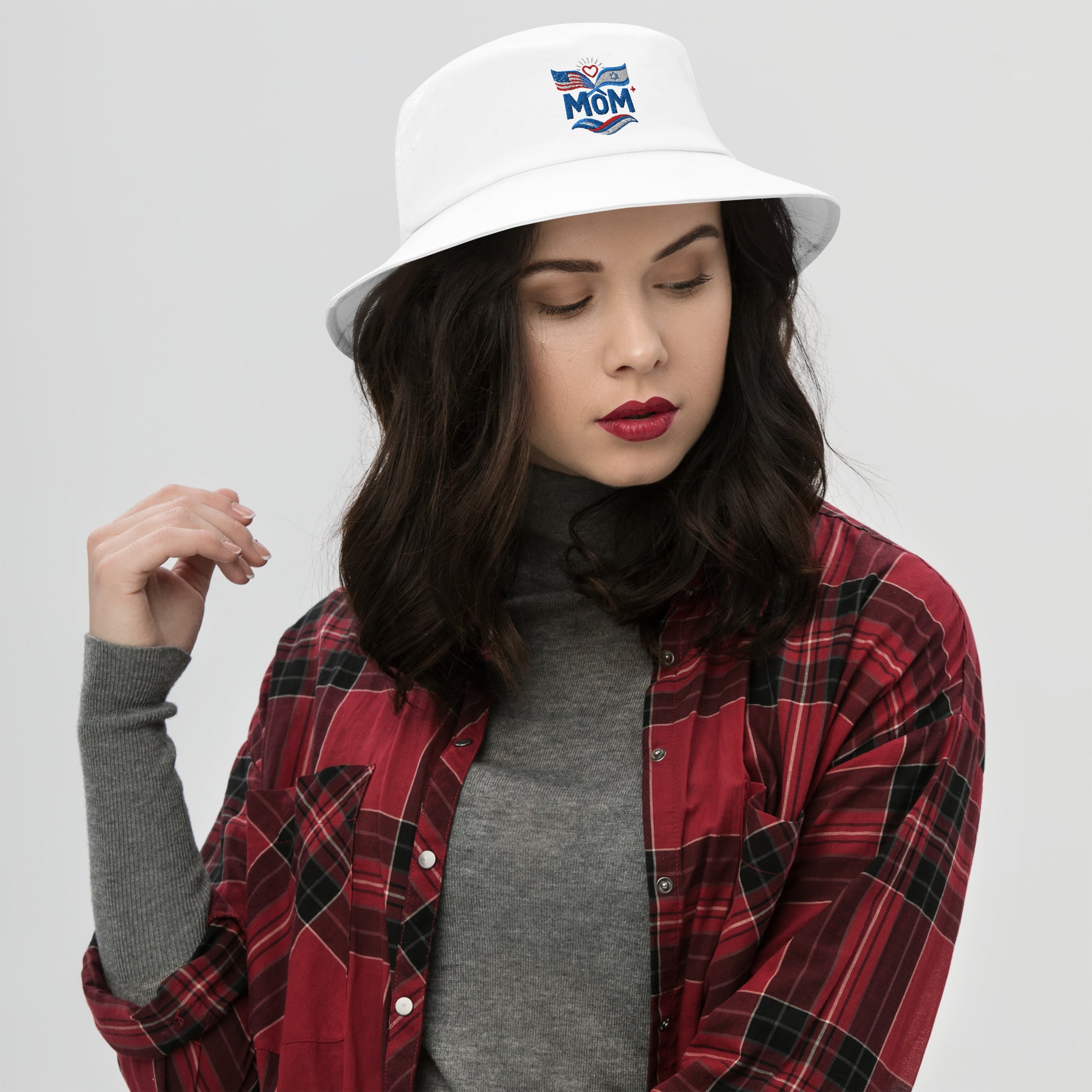 Patriotic Mom Bucket Hat - American Zionist