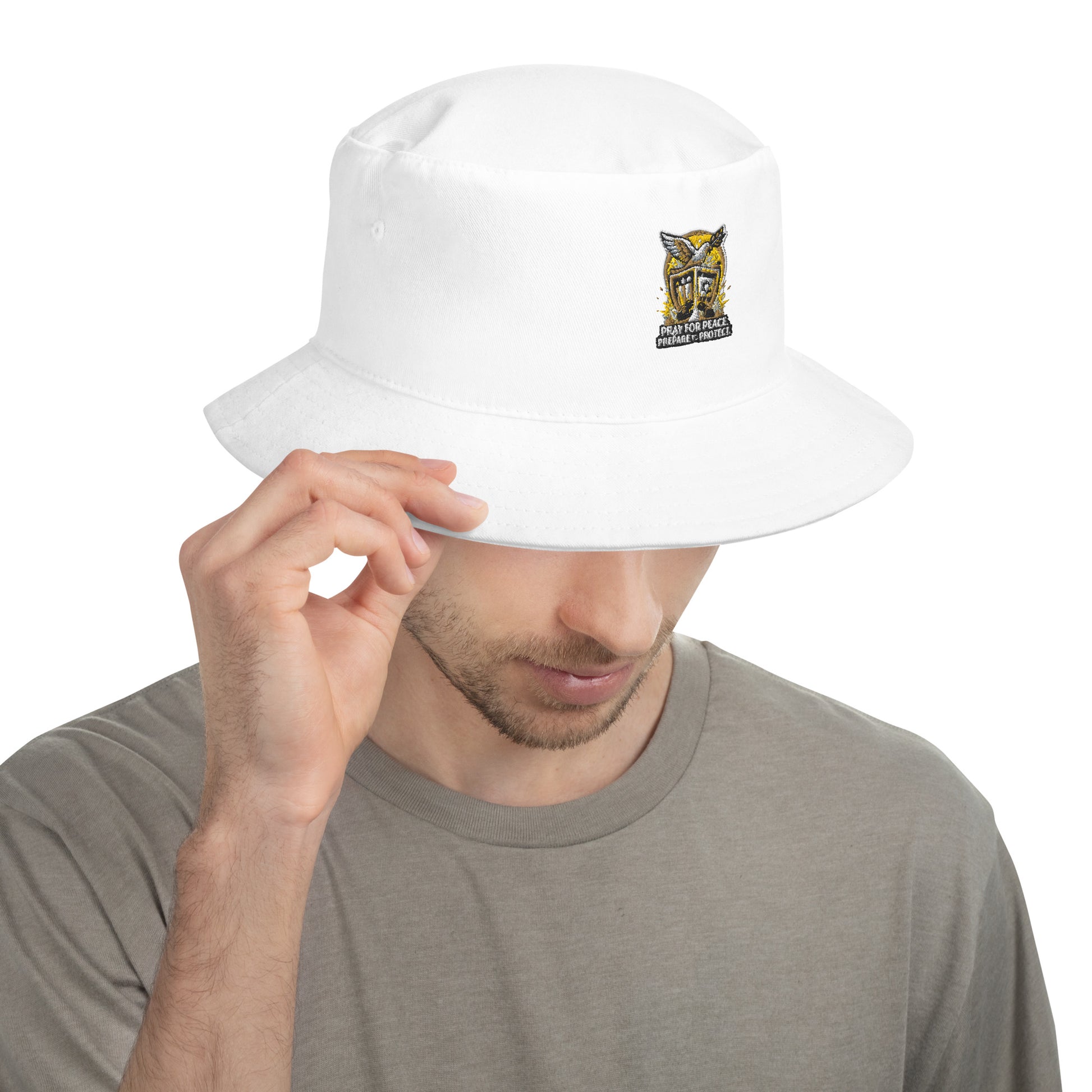 Pray For Peace Bucket Hat - American Zionist