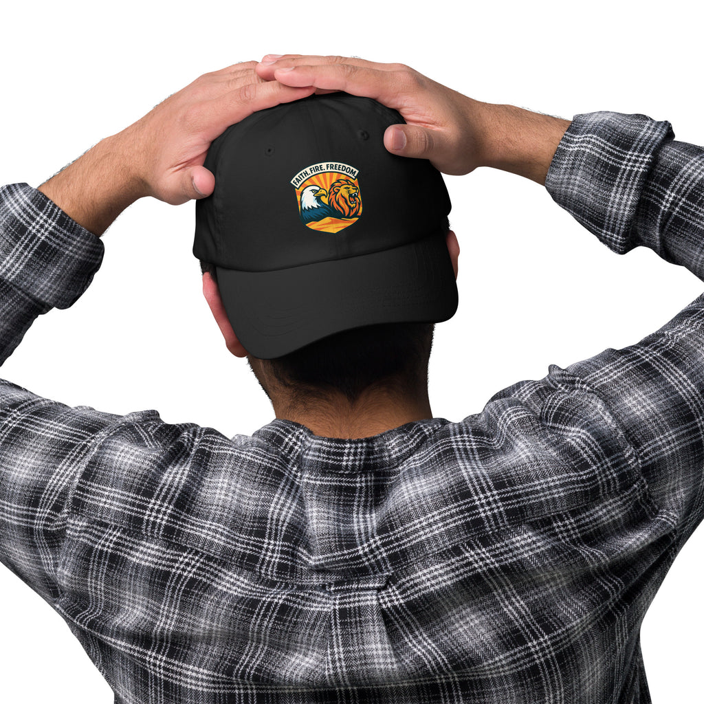 Lions Eagles Rise Classic Dad Hat - American Zionist